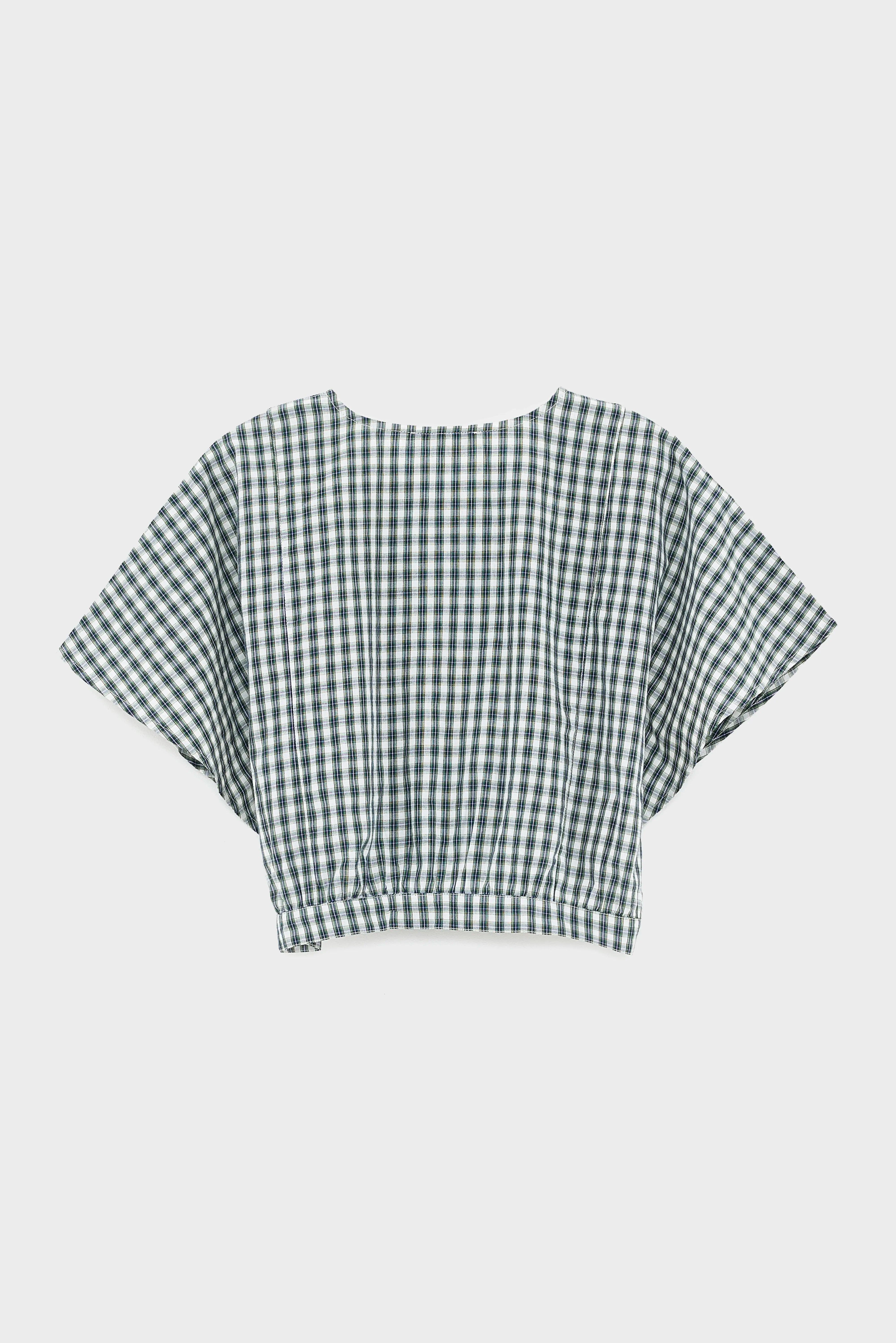 Howdy Cropped Blouse - Grass / Off white / Pensee Voor Meisjes | Bellerose