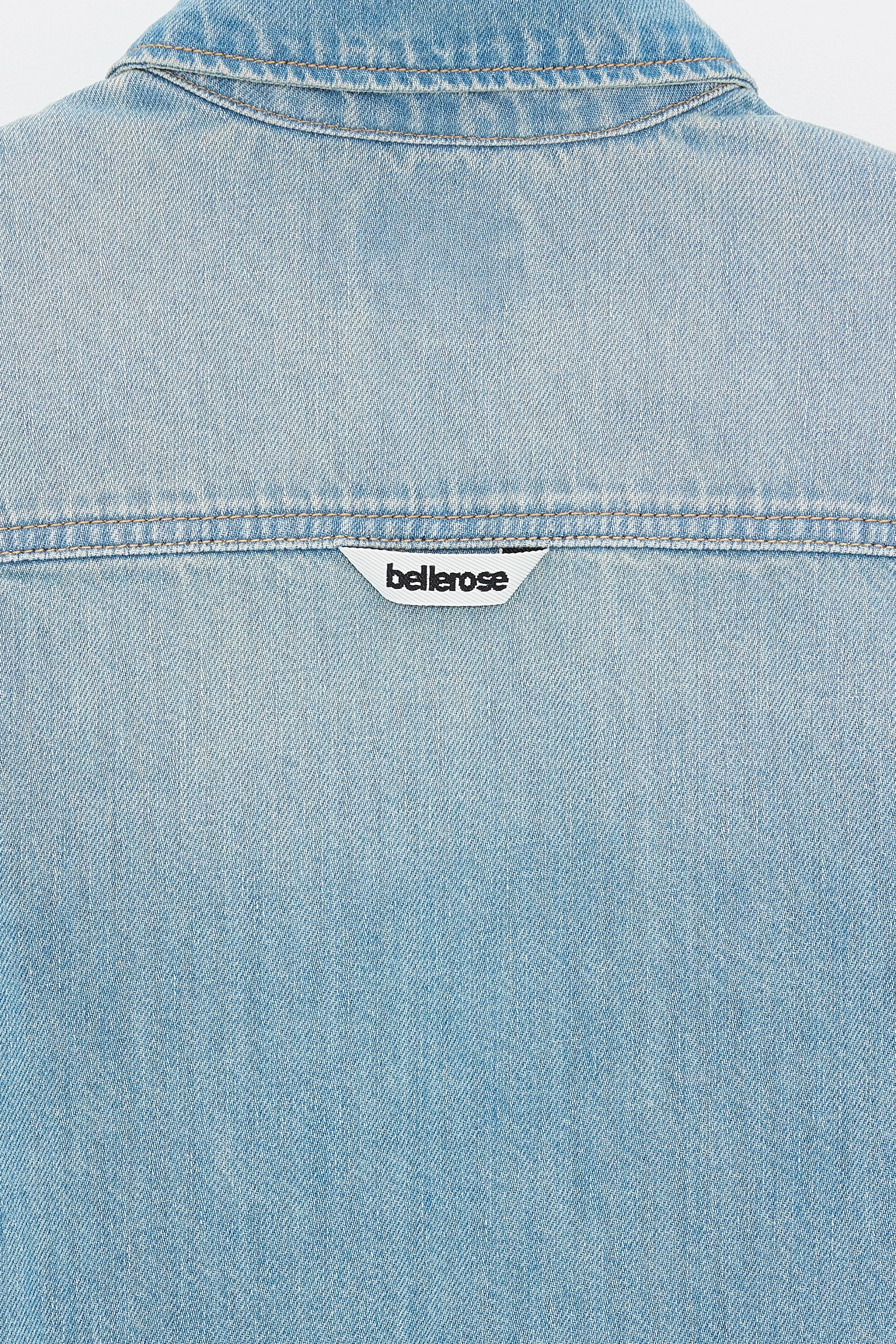 Surchemise Oversized Puck - Vintage blue Pour Garçon | Bellerose