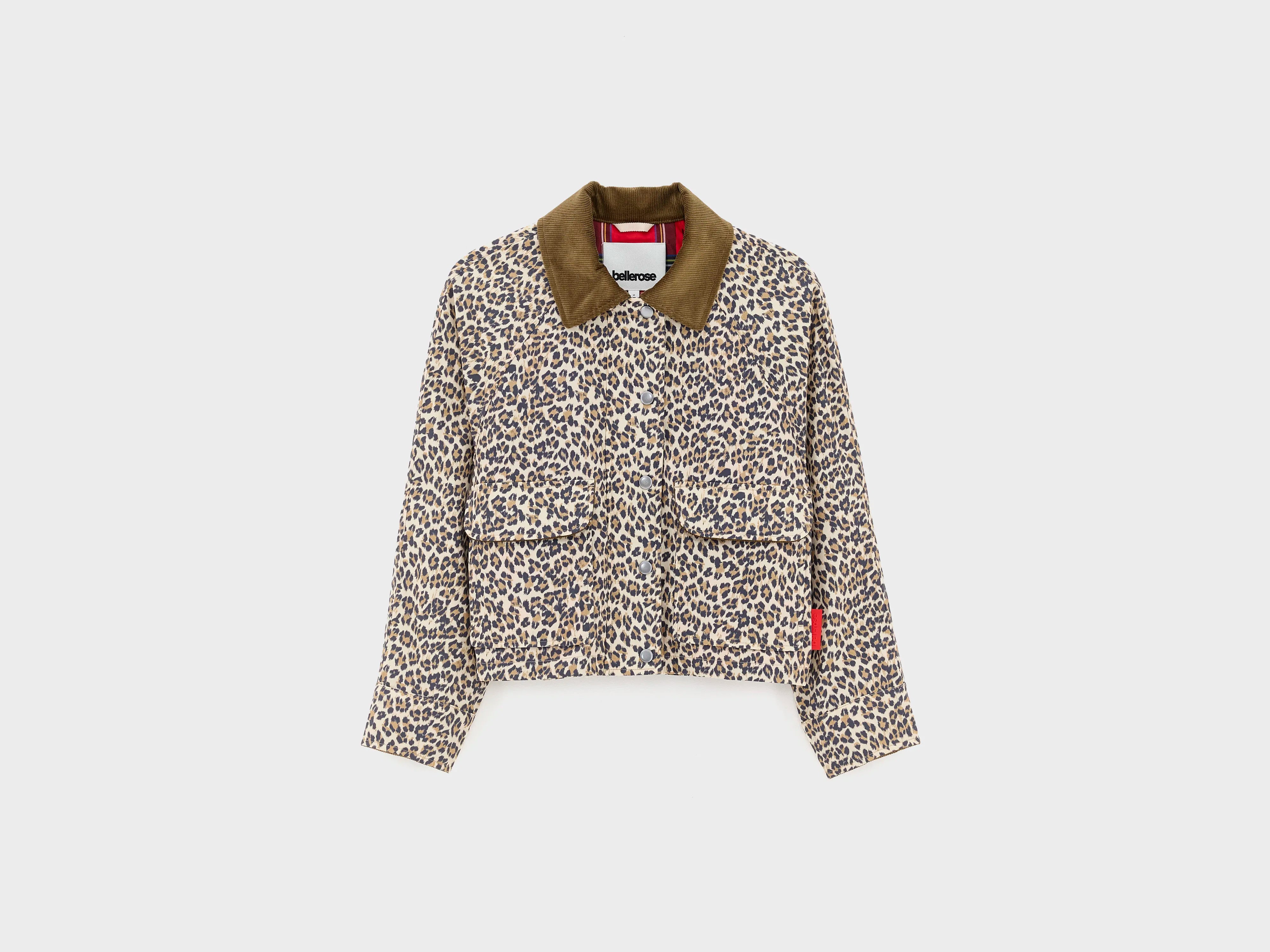 Hack leopard print jacket (261 / G / COMBO A)