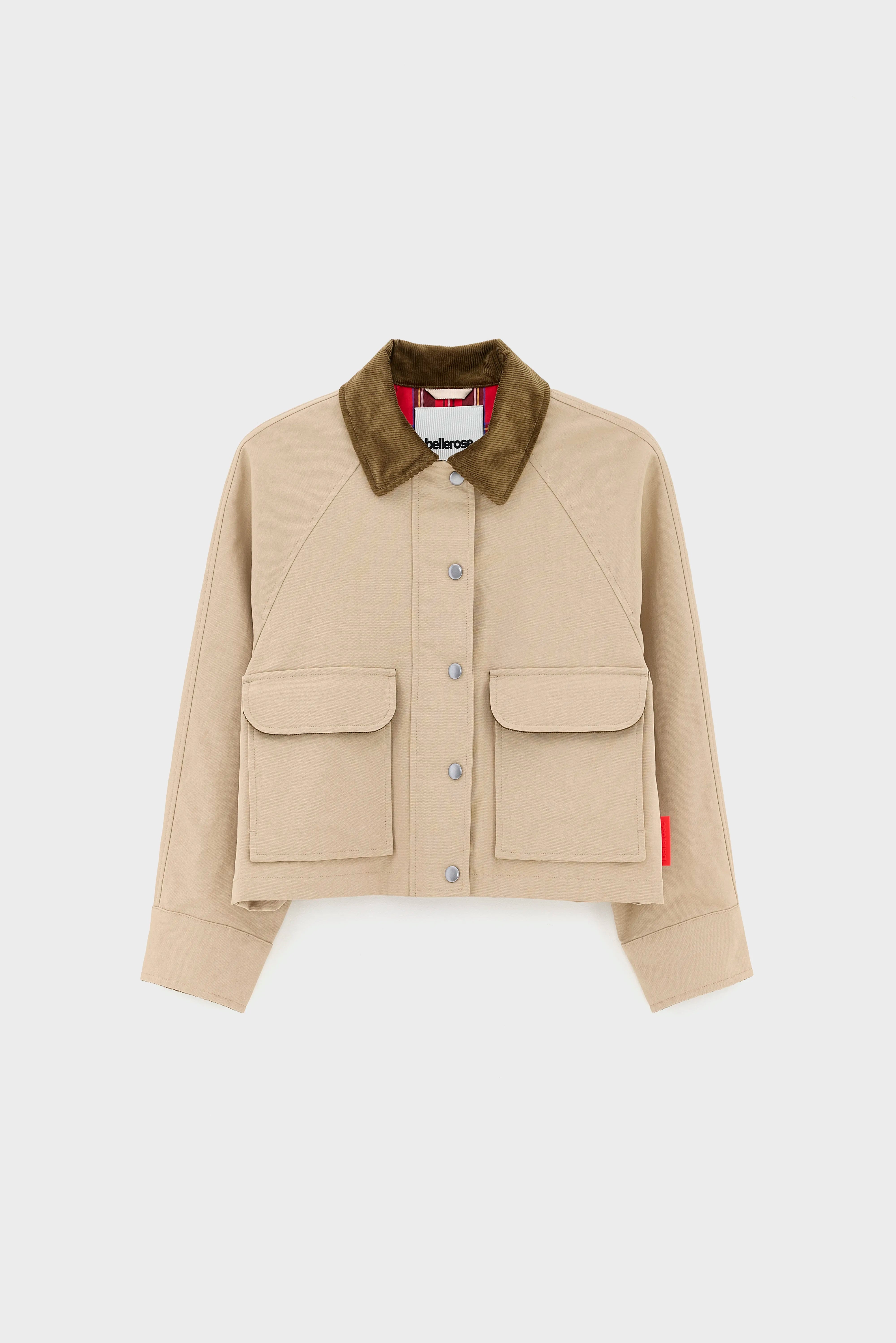 Hack Cropped Jacket - Clay For Girls | Bellerose