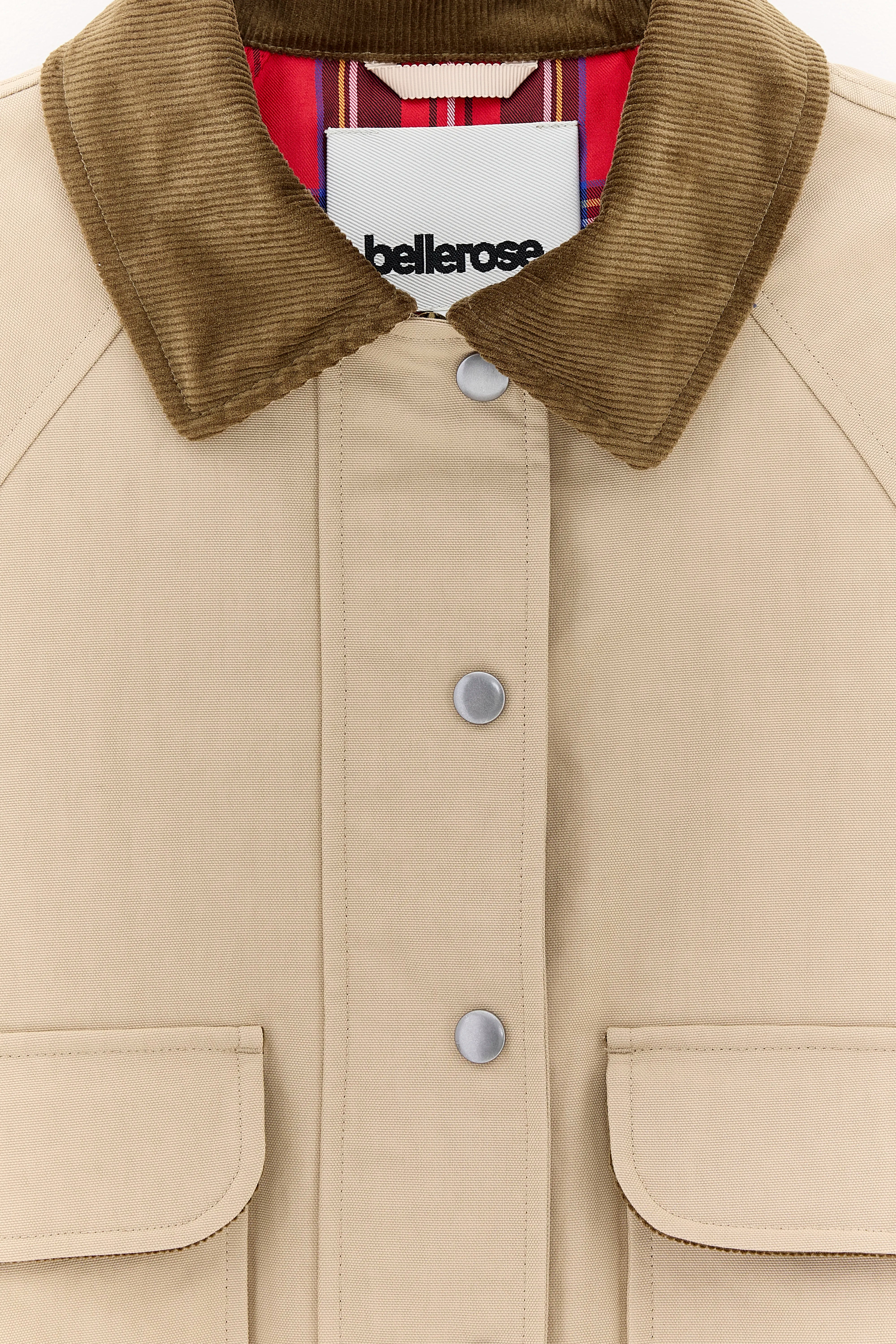 Hack Cropped Jacket - Clay For Girls | Bellerose