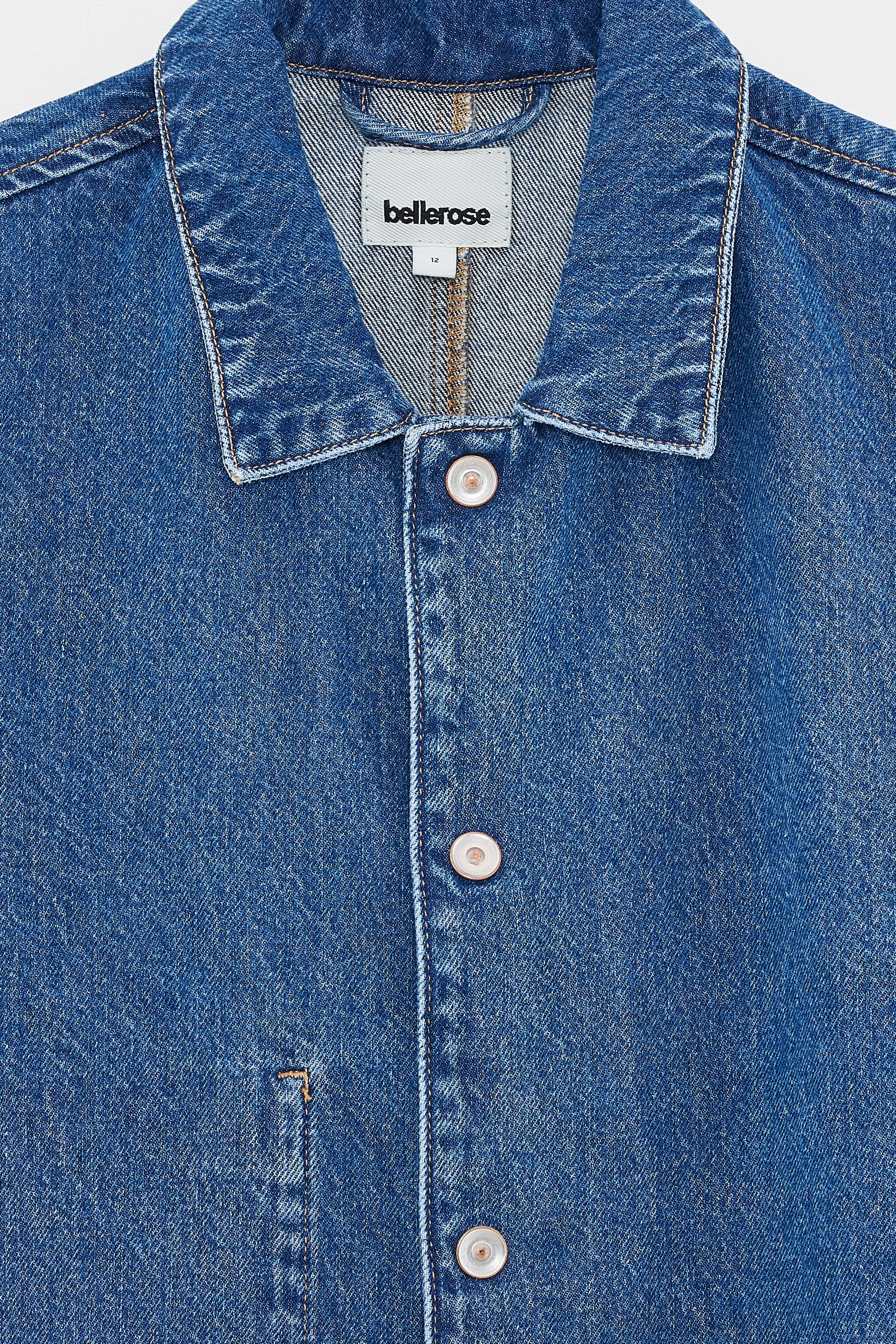 Veste en jean Wayapp (261 / B / MD BLUE MARBLE)