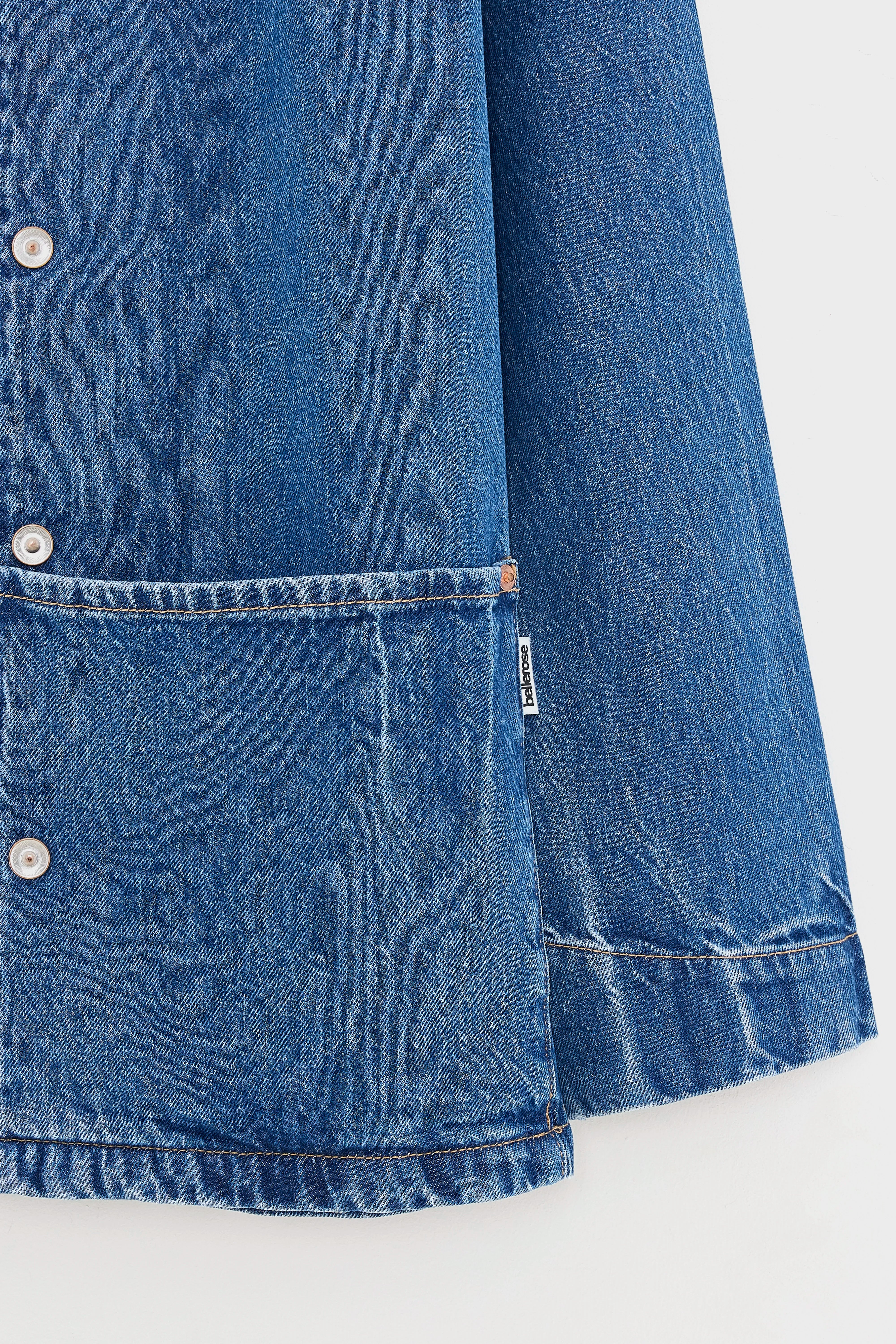 Veste En Jean Wayapp - Md blue marble Pour Garçon | Bellerose