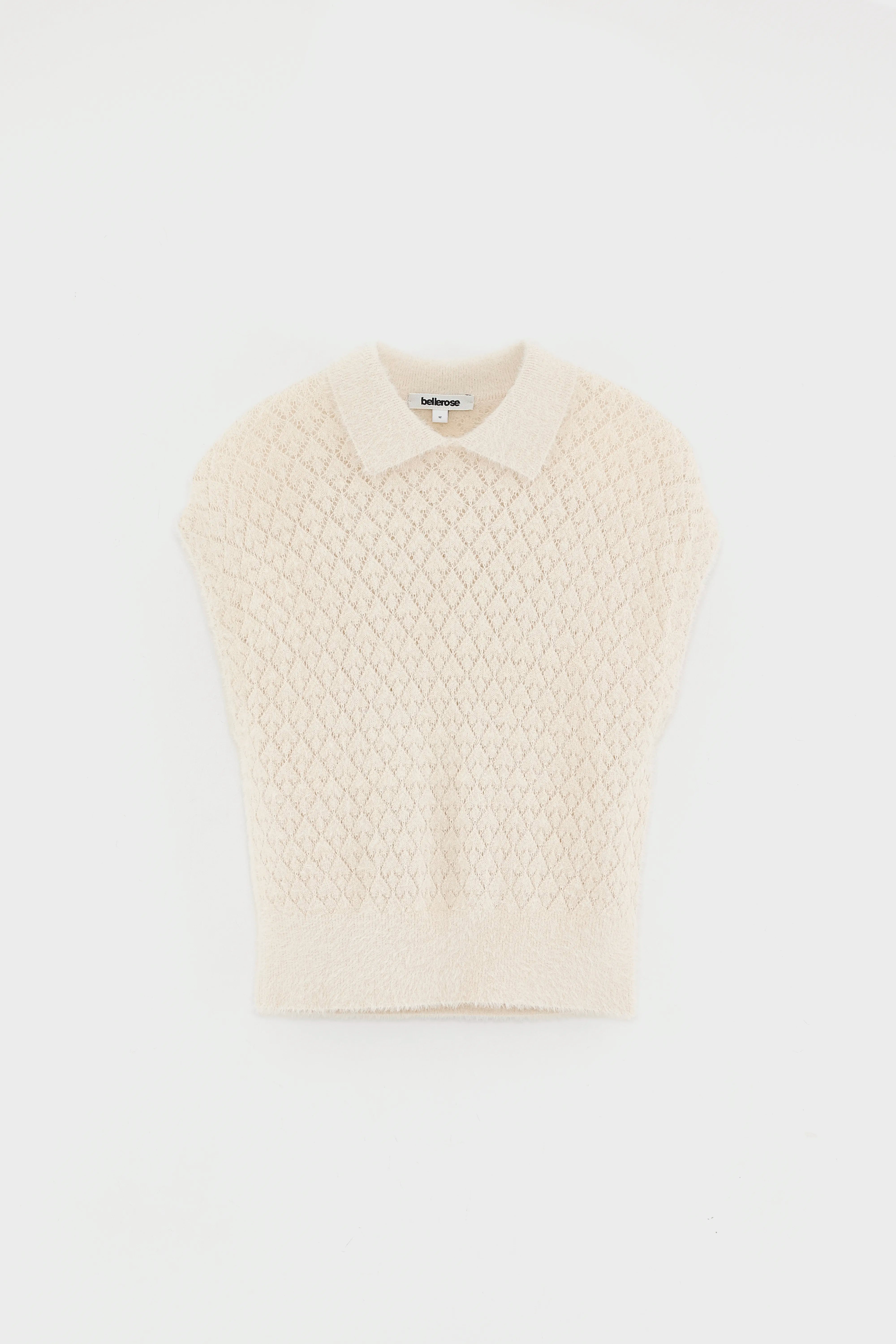 Golyu Mouwloze Trui - Ecru Voor Meisjes | Bellerose