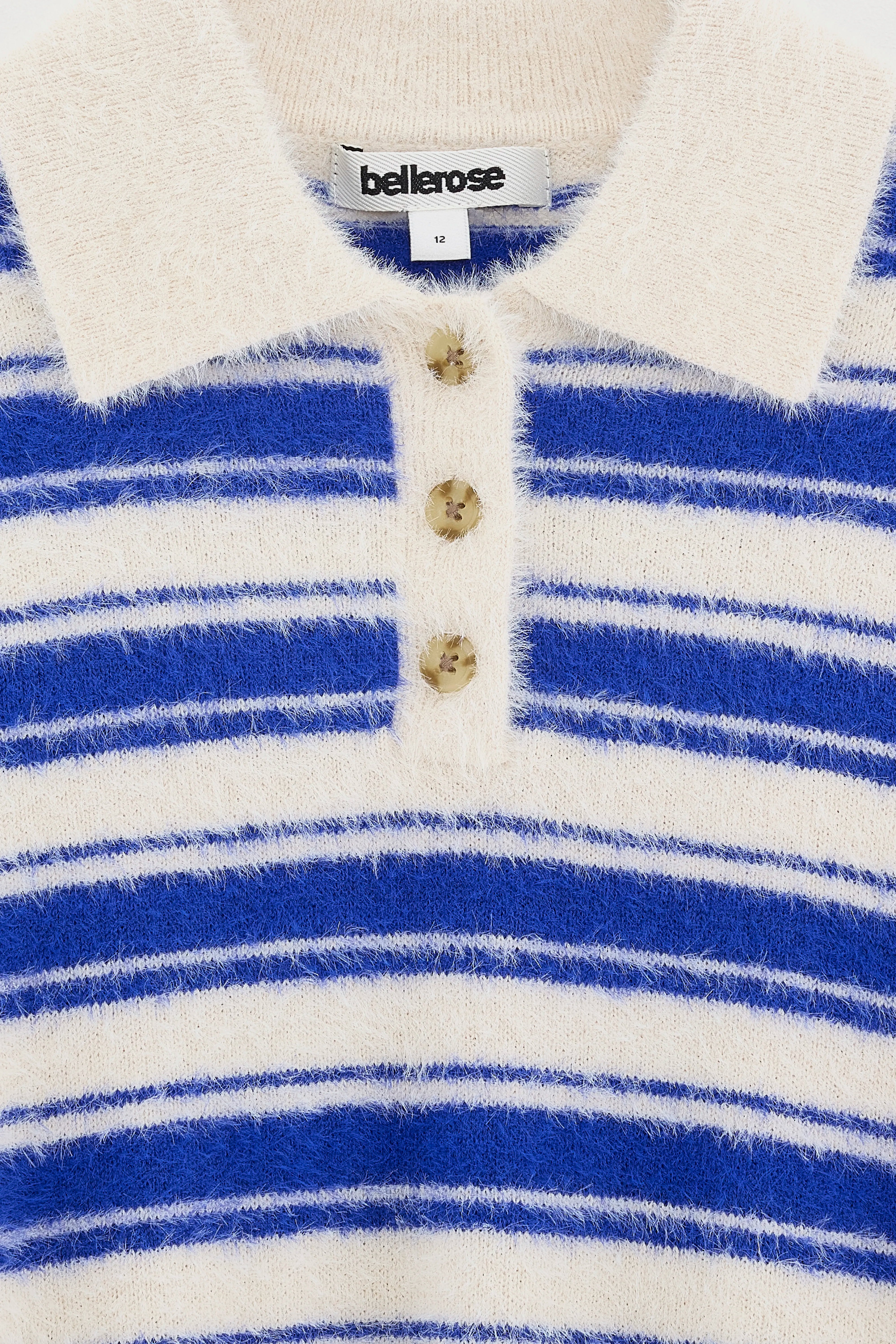 Golle knitted polo (261 / G / STRIPE A)