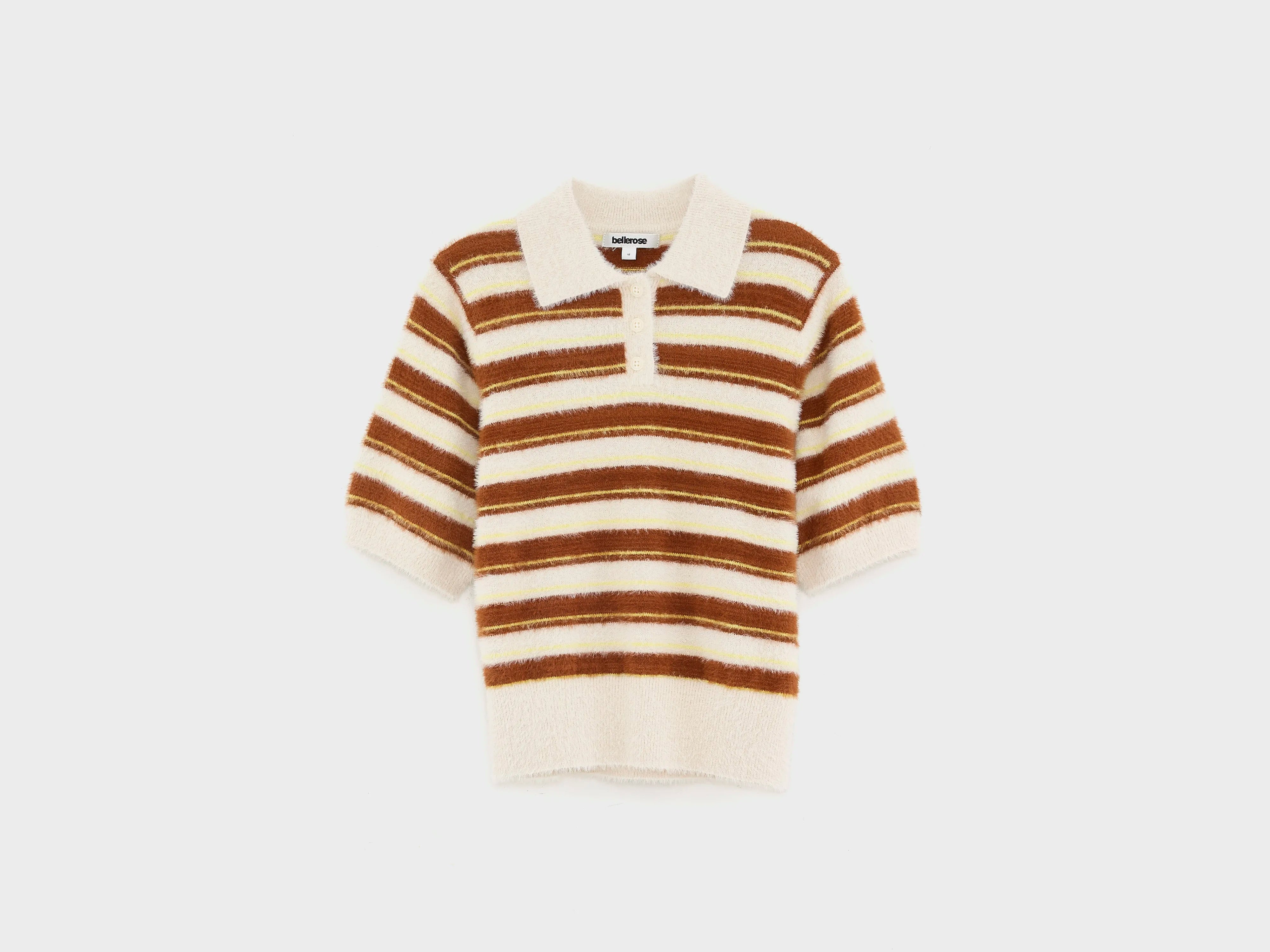 Golle knitted polo (261 / G / STRIPE B)