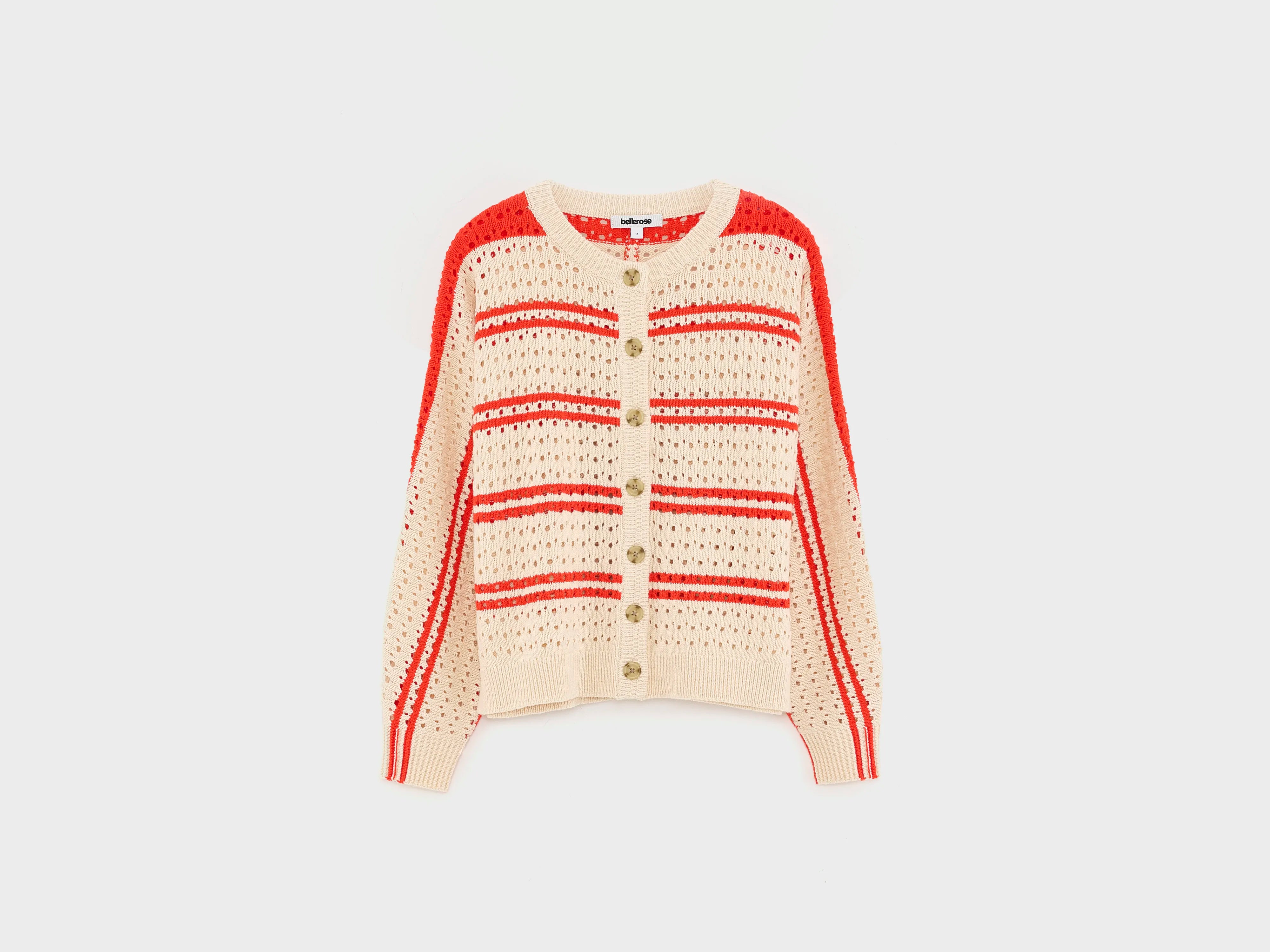 Gelta relaxte cardigan (261 / G / STRIPE A)