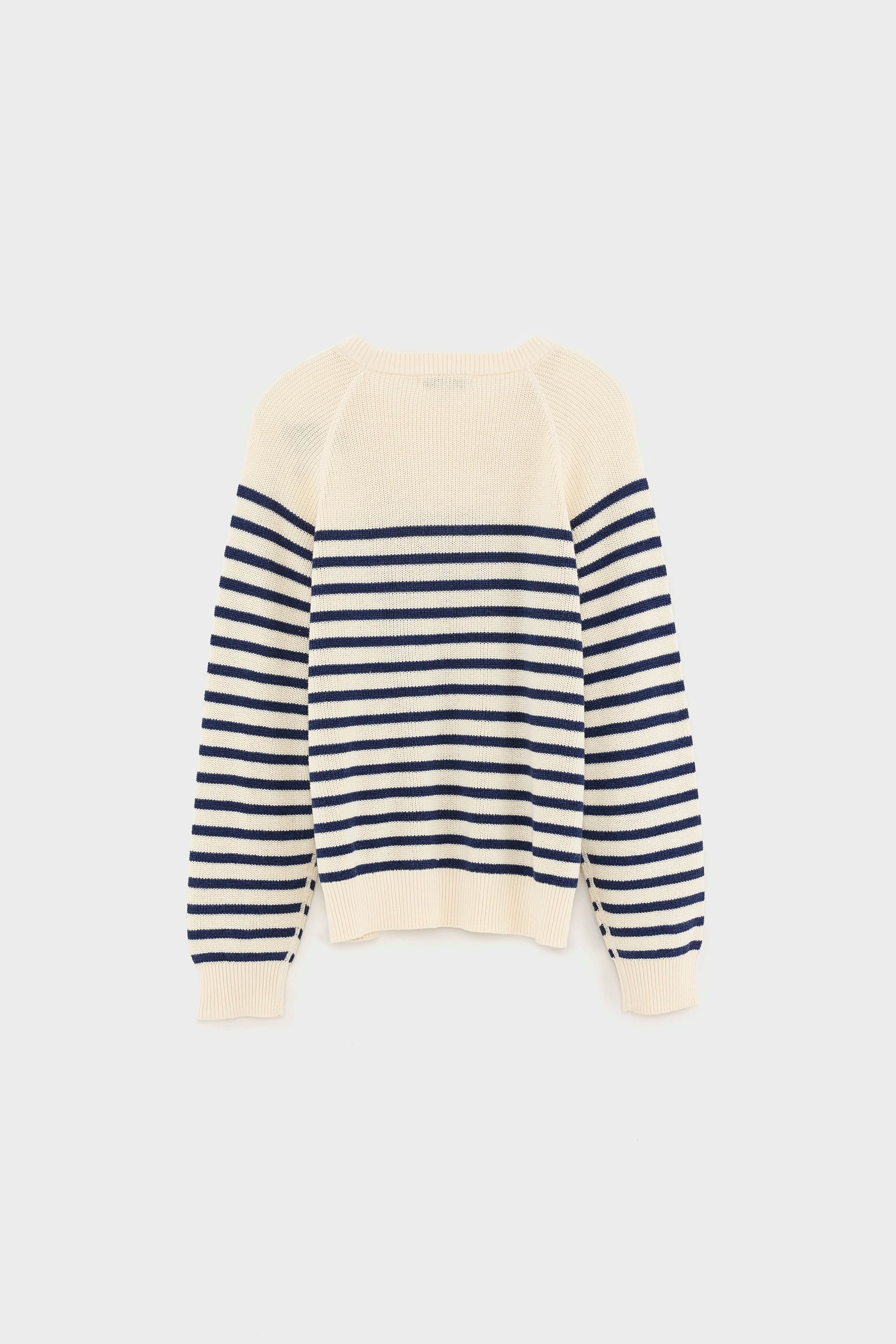 Pull Col Rond Adeil - Denim / Milky way Pour Garçon | Bellerose
