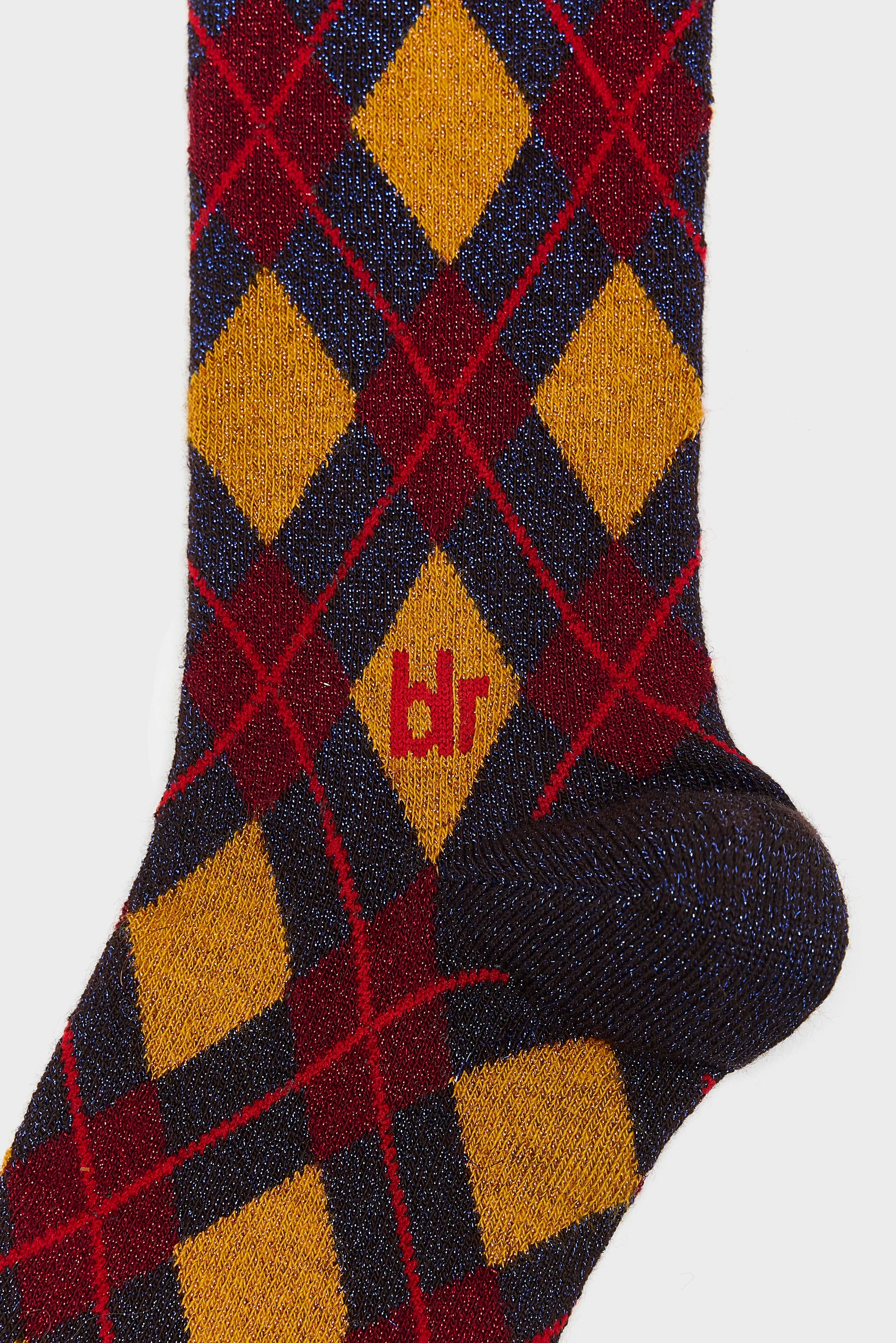 Bargy Jacquard Kniekousen - Dahlia / Fall / Lazuli Voor Meisjes | Bellerose