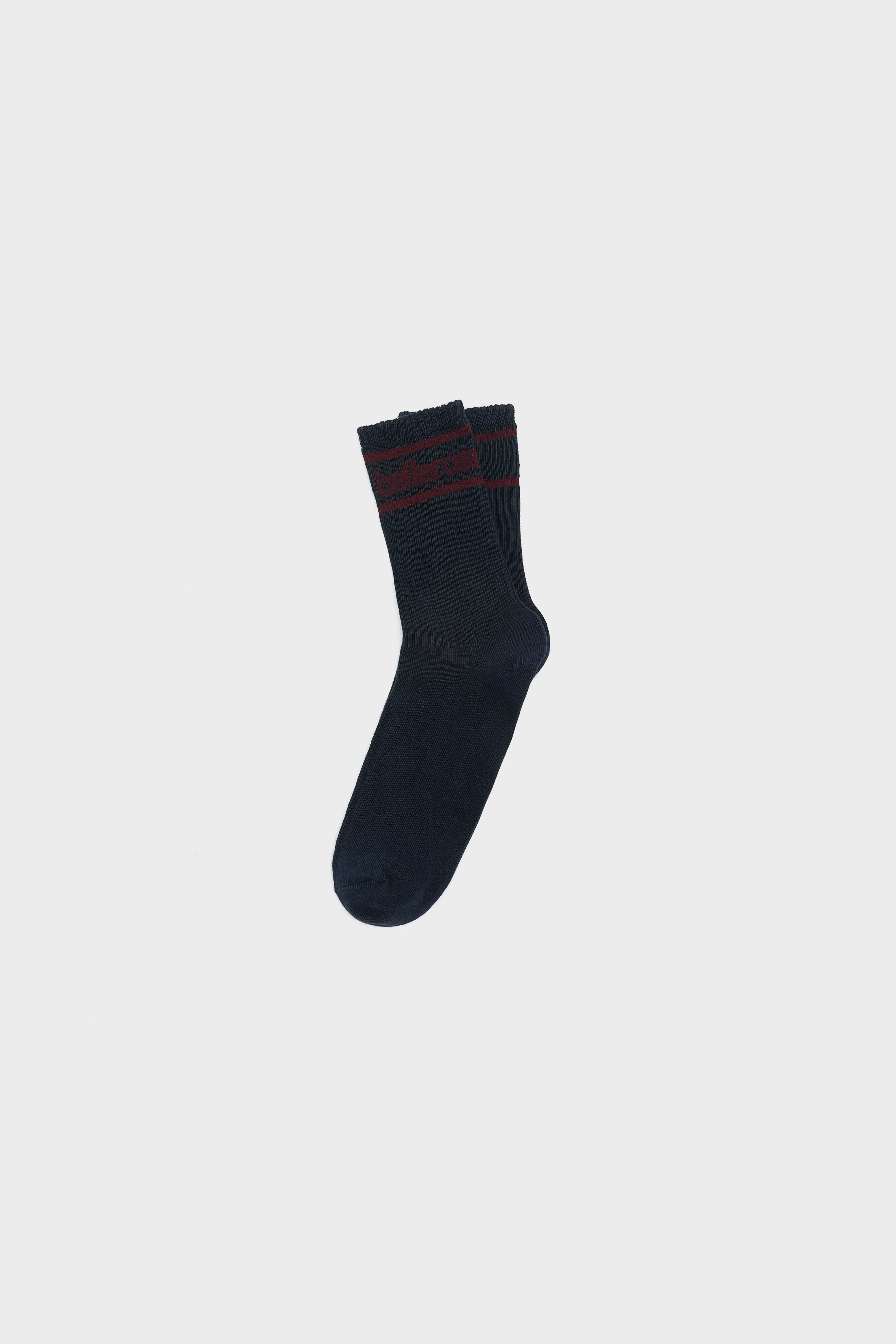 Vigil Crew Sokken - Bordeaux / Navy Voor Meisjes | Bellerose