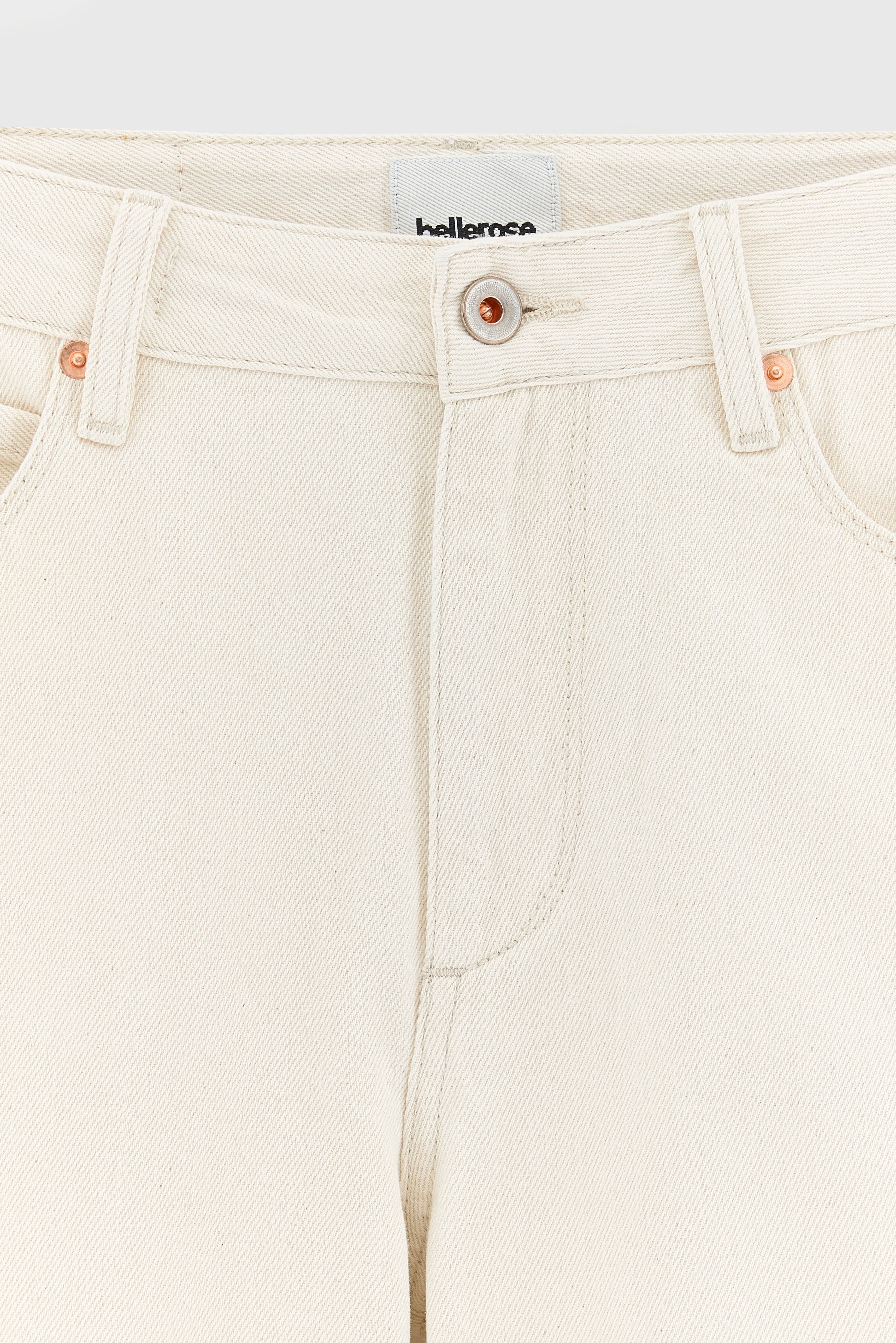 Popies Flared Jeans - White Voor Meisjes | Bellerose
