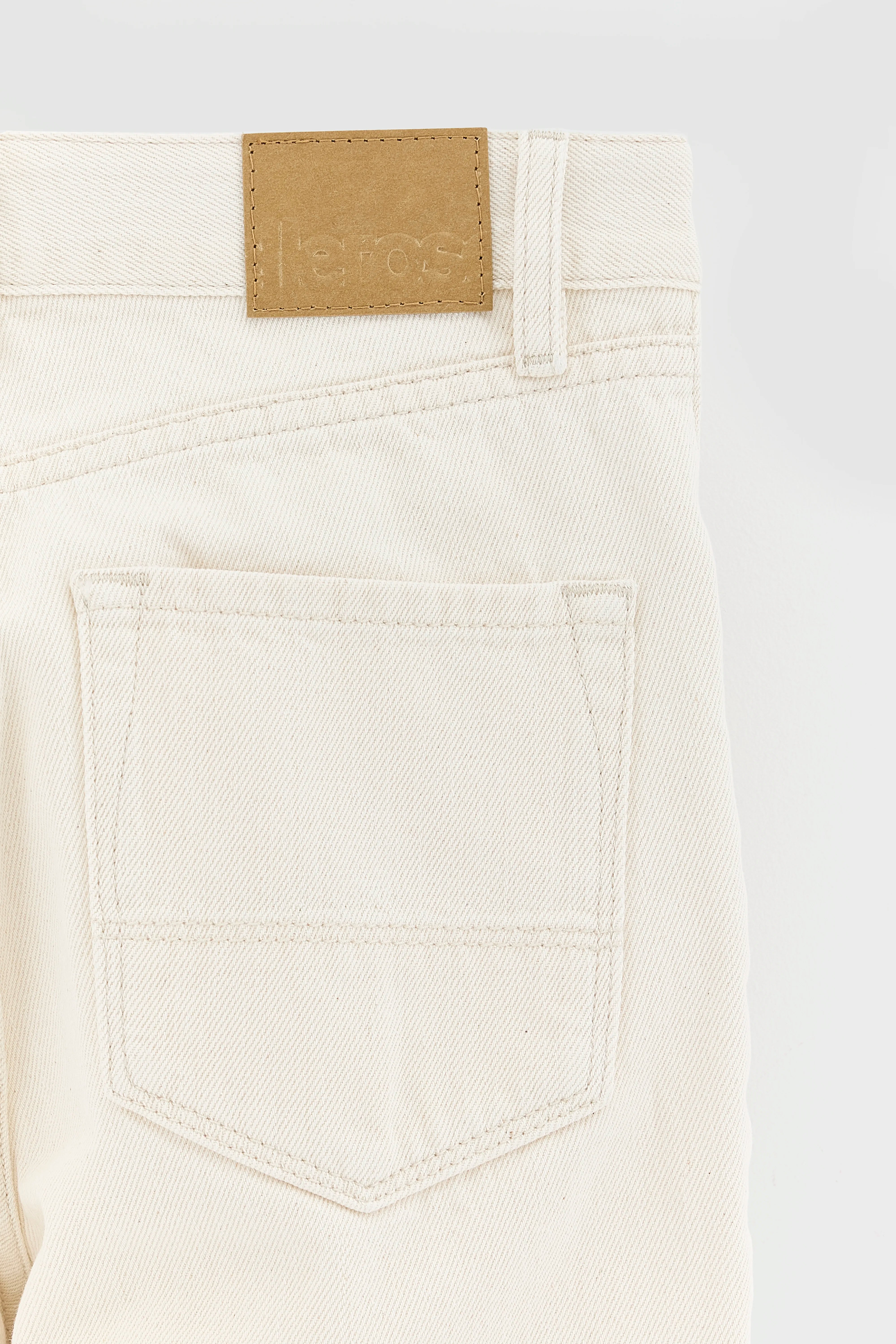 Popies Flared Jeans - White Voor Meisjes | Bellerose