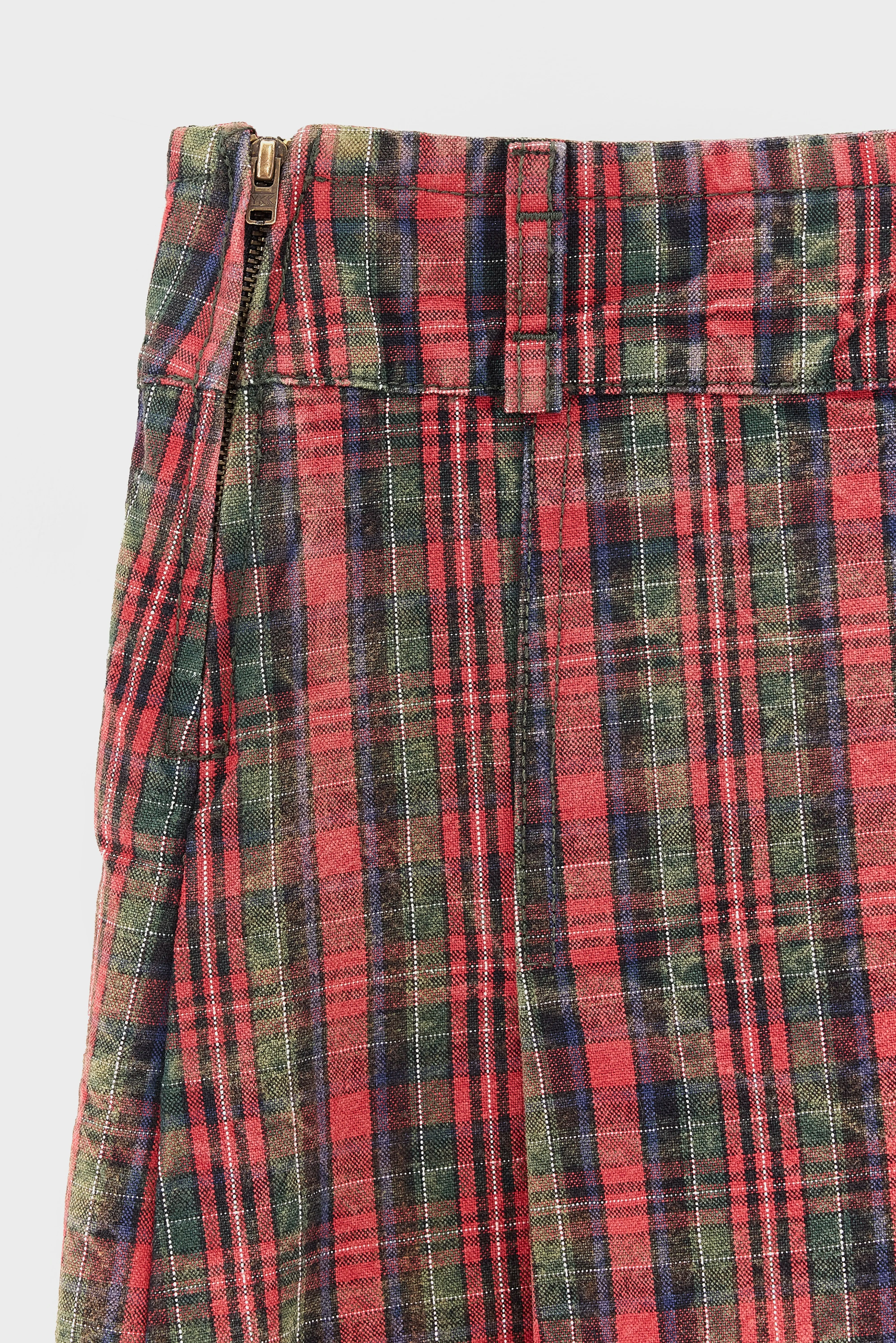 Petty Geplooide Geruite Rok - Bottle / Ketchup Voor Meisjes | Bellerose