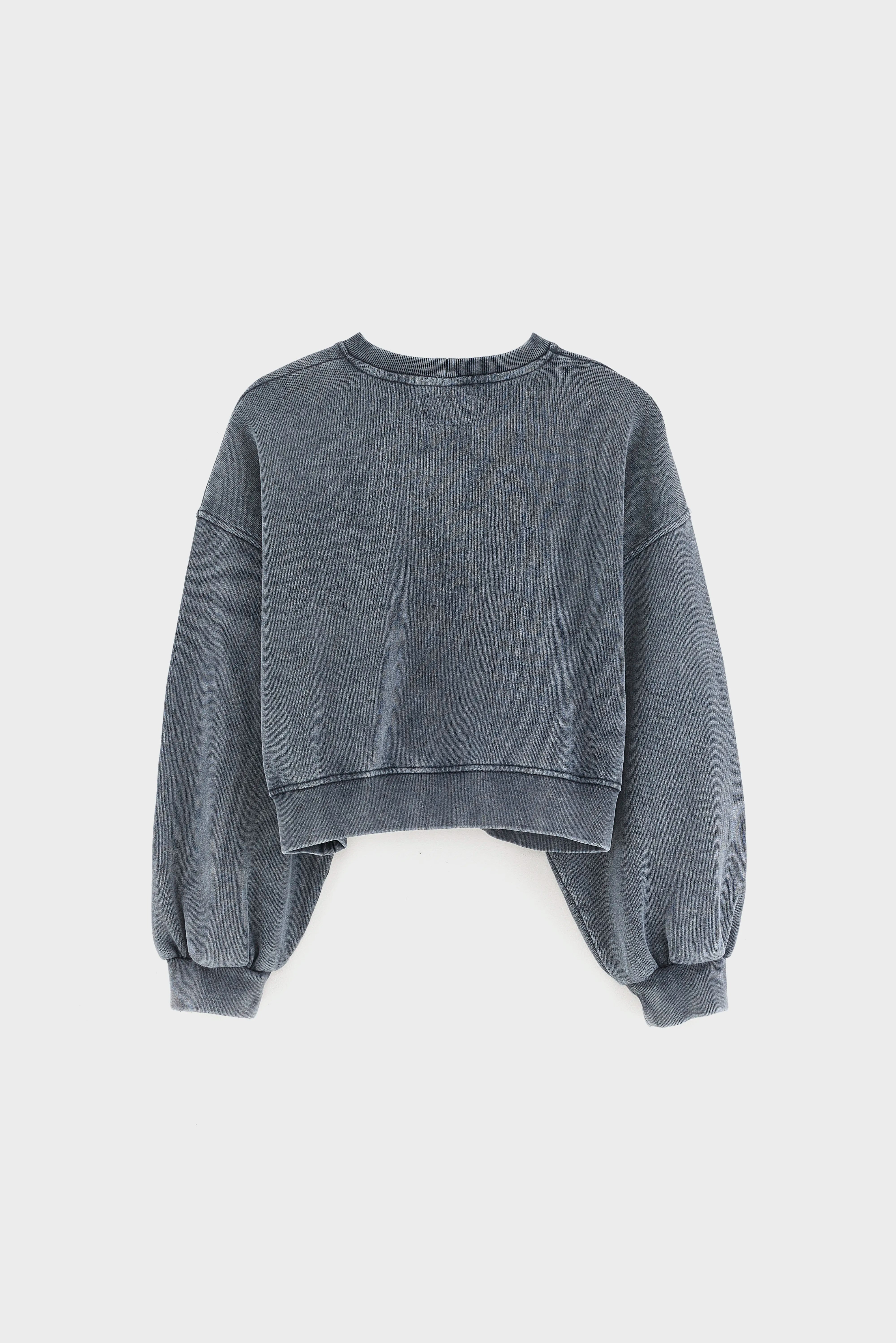 Fenya Cropped Sweatshirt - Black blue Voor Meisjes | Bellerose