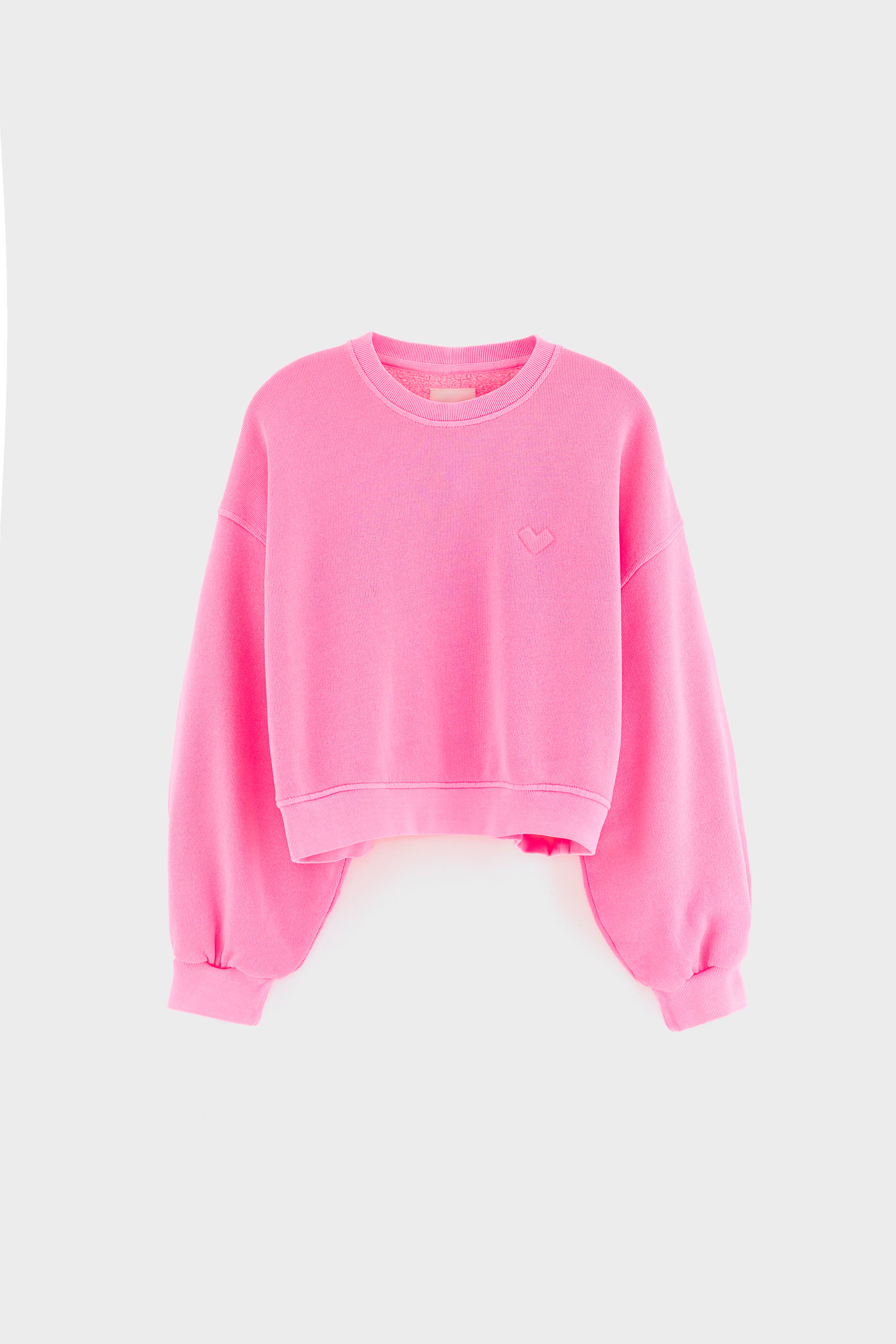 Fenya Cropped Sweatshirt - Fluo pink Voor Meisjes | Bellerose