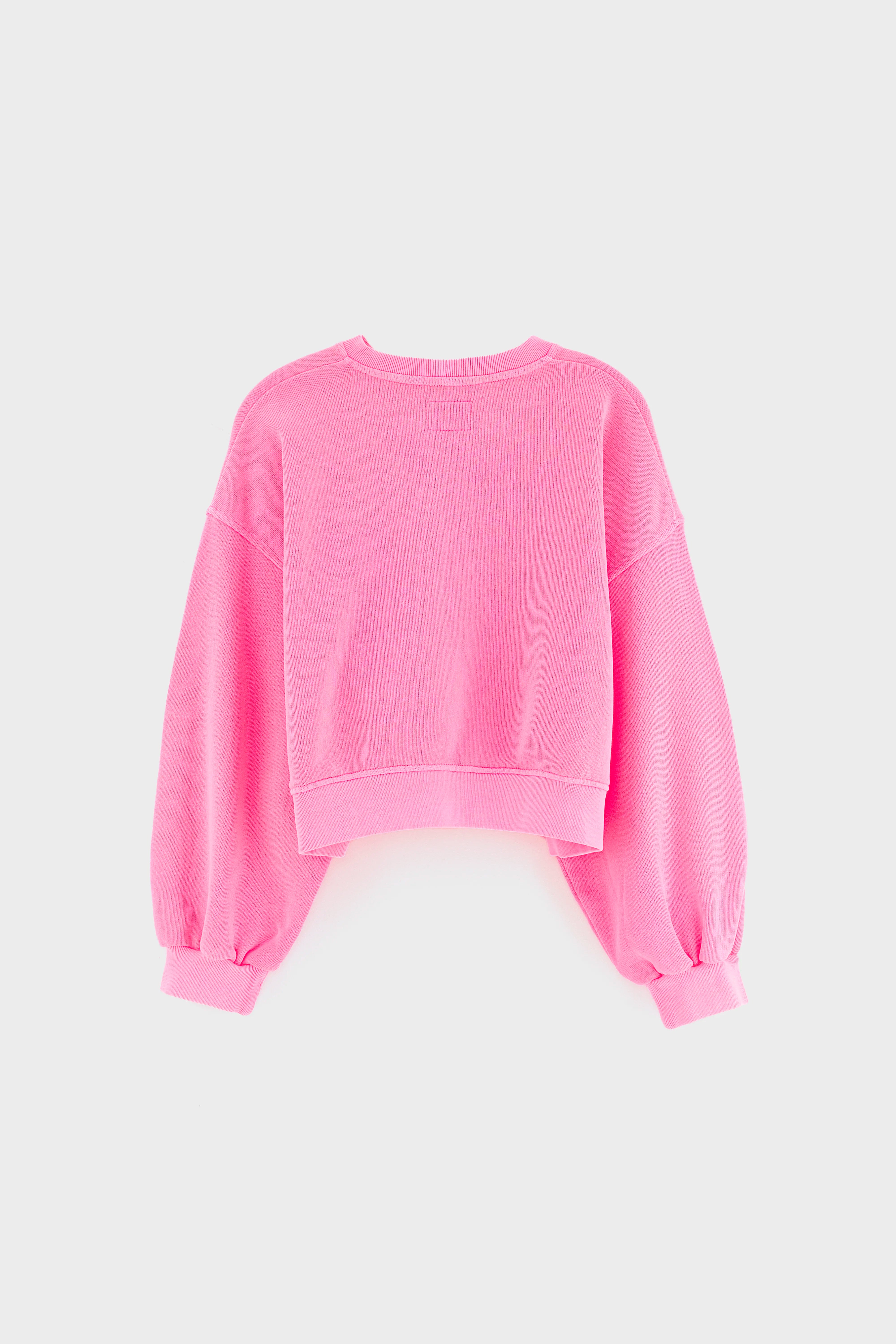Fenya Cropped Sweatshirt - Fluo pink Voor Meisjes | Bellerose