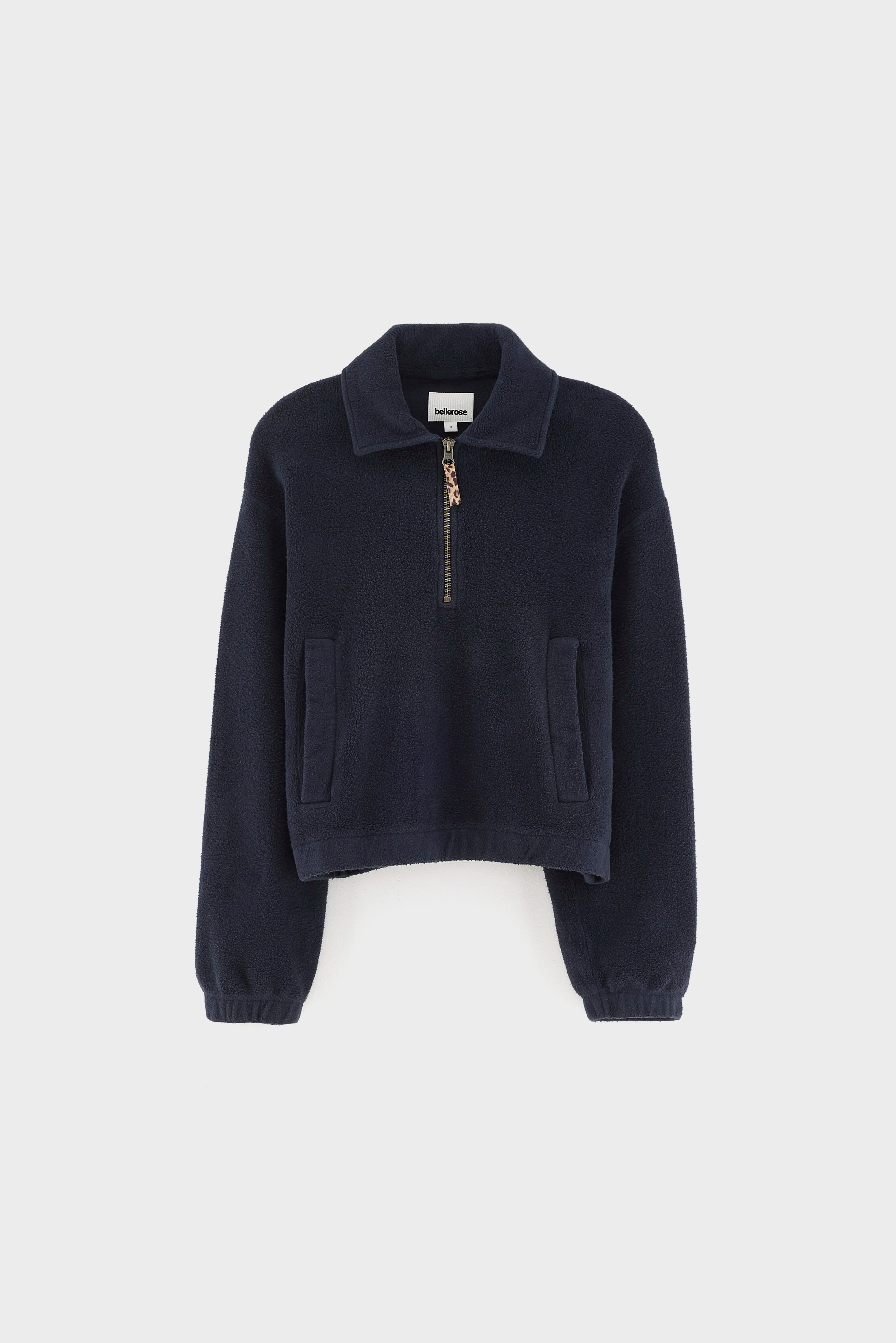 Mazzy Half-zipped Sweatshirt - America For Girls | Bellerose