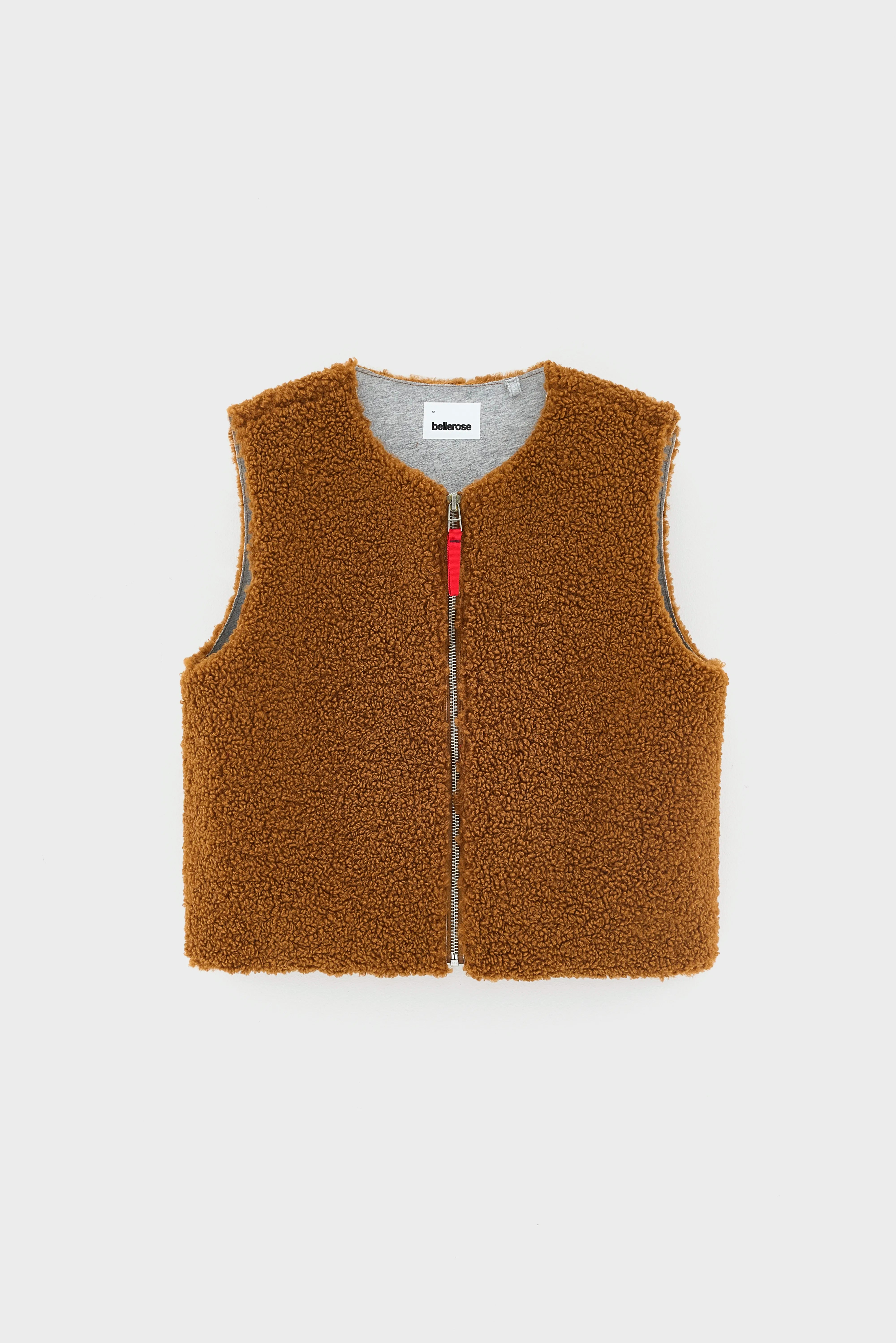 Jams Relaxed Bodywarmer - Brown sugar For Girls | Bellerose