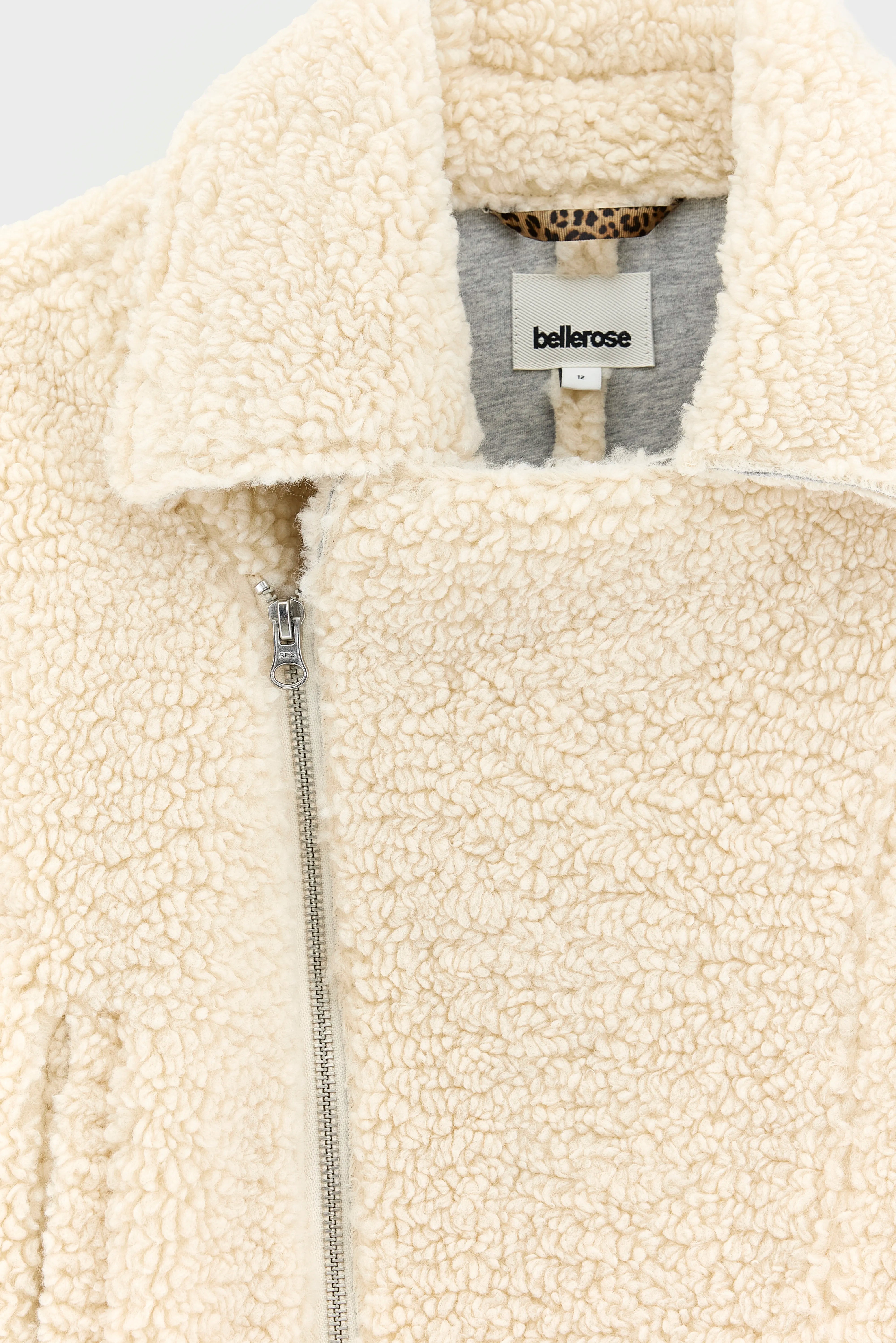 Jenny Teddy Jacket - Ecru For Girls | Bellerose