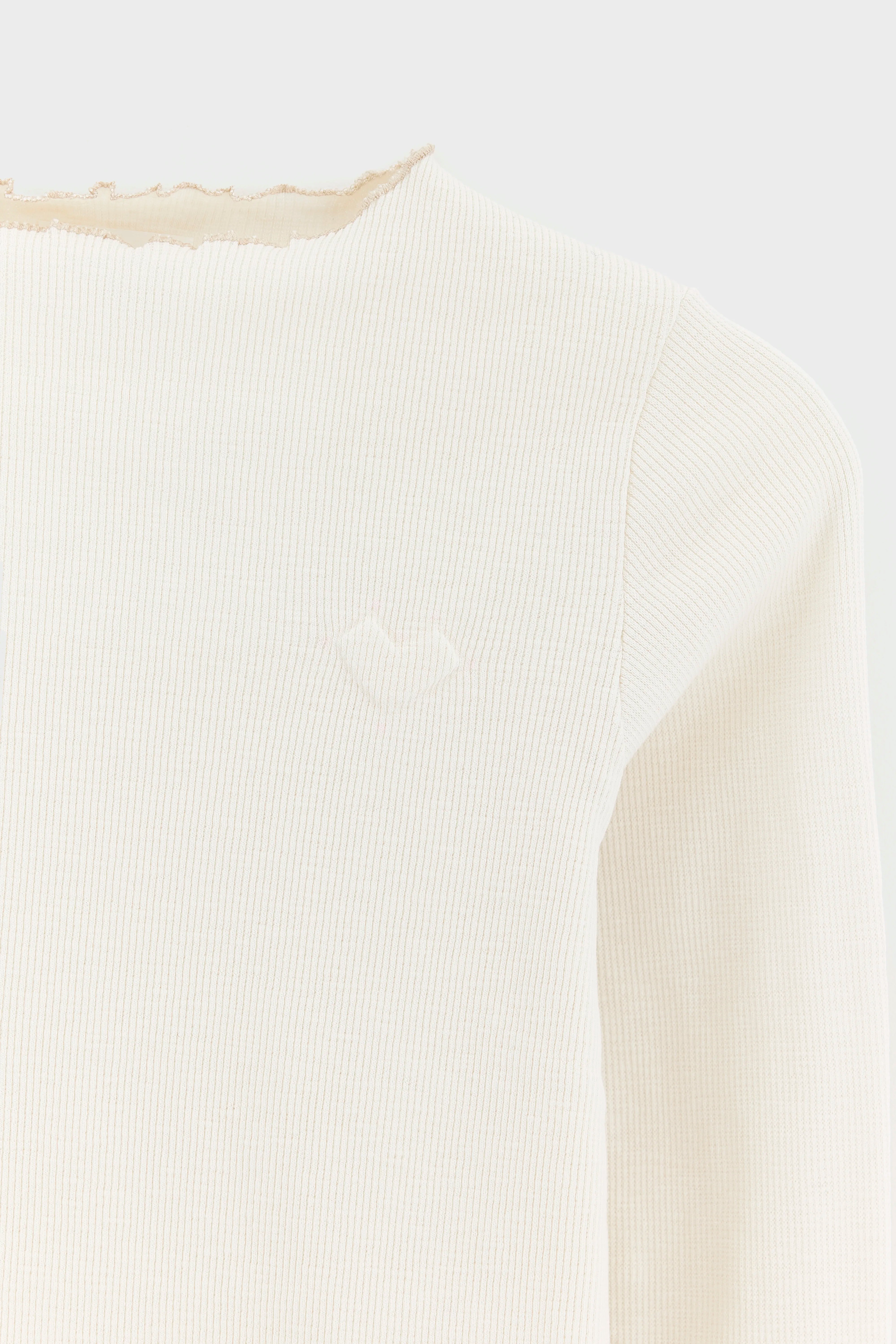 Fibu Long-sleeve T-shirt - Ecru For Girls | Bellerose