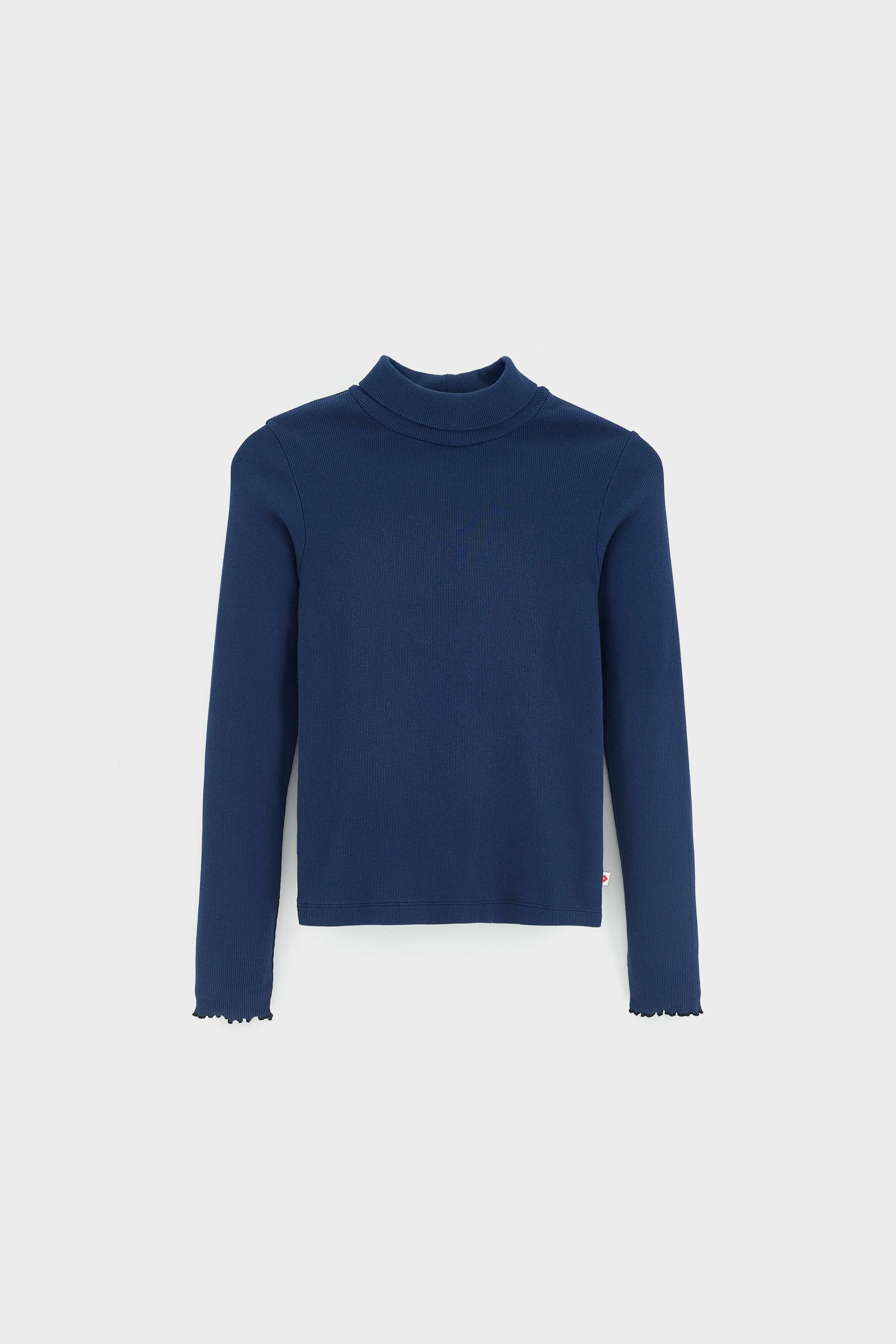 Velfie Long-sleeve T-shirt - Black iris For Girls | Bellerose