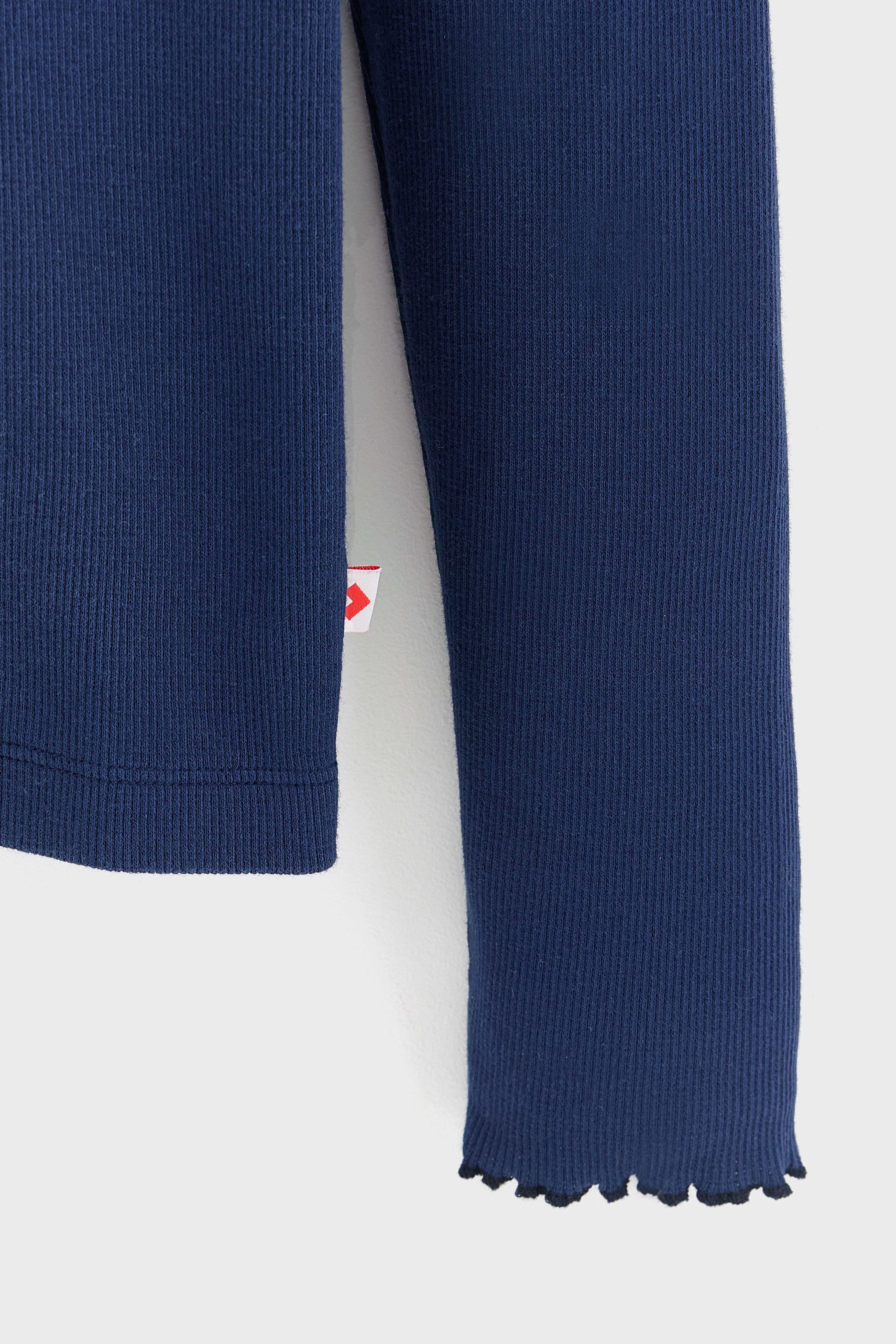 Velfie Long-sleeve T-shirt - Black iris For Girls | Bellerose