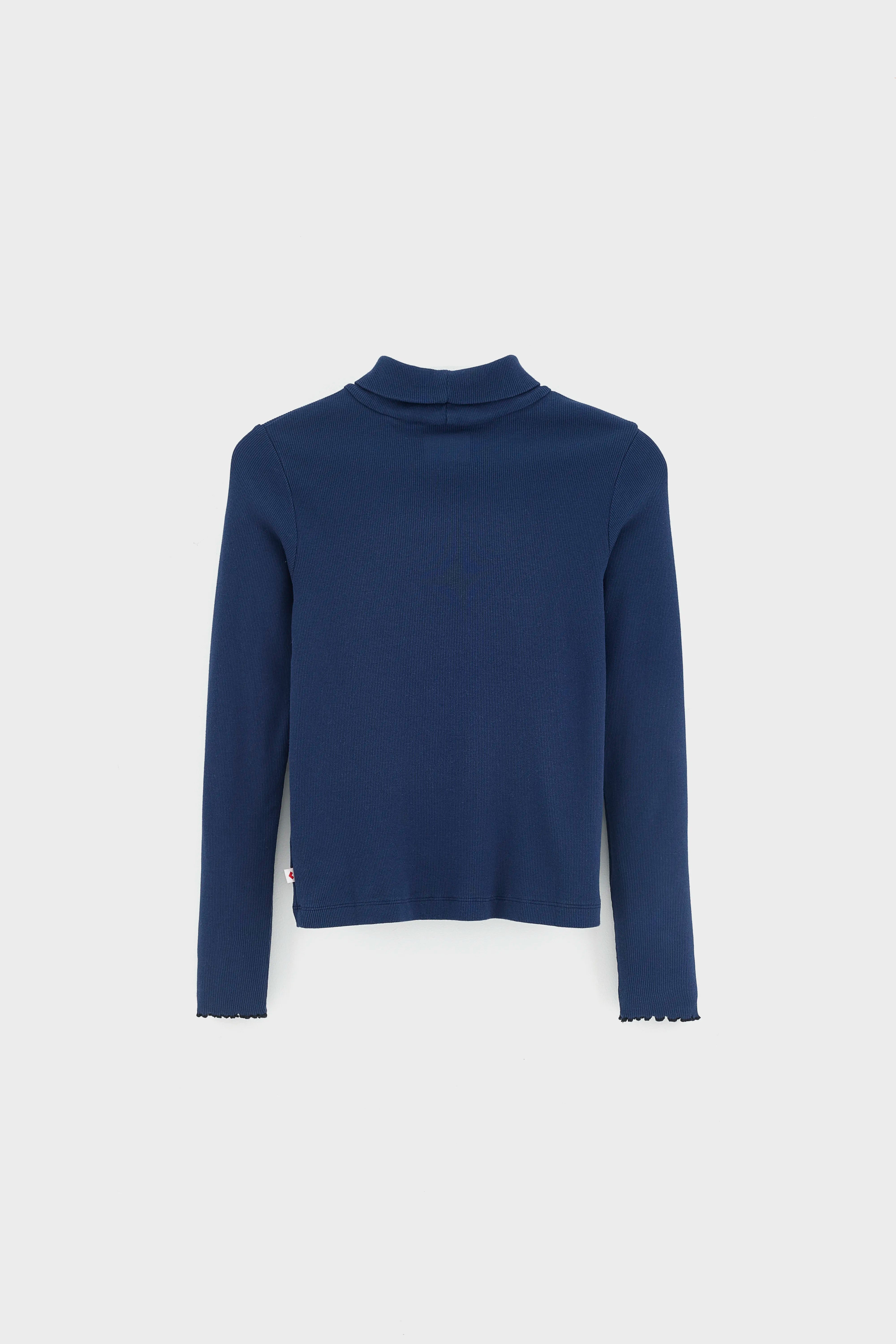 Velfie Long-sleeve T-shirt - Black iris For Girls | Bellerose