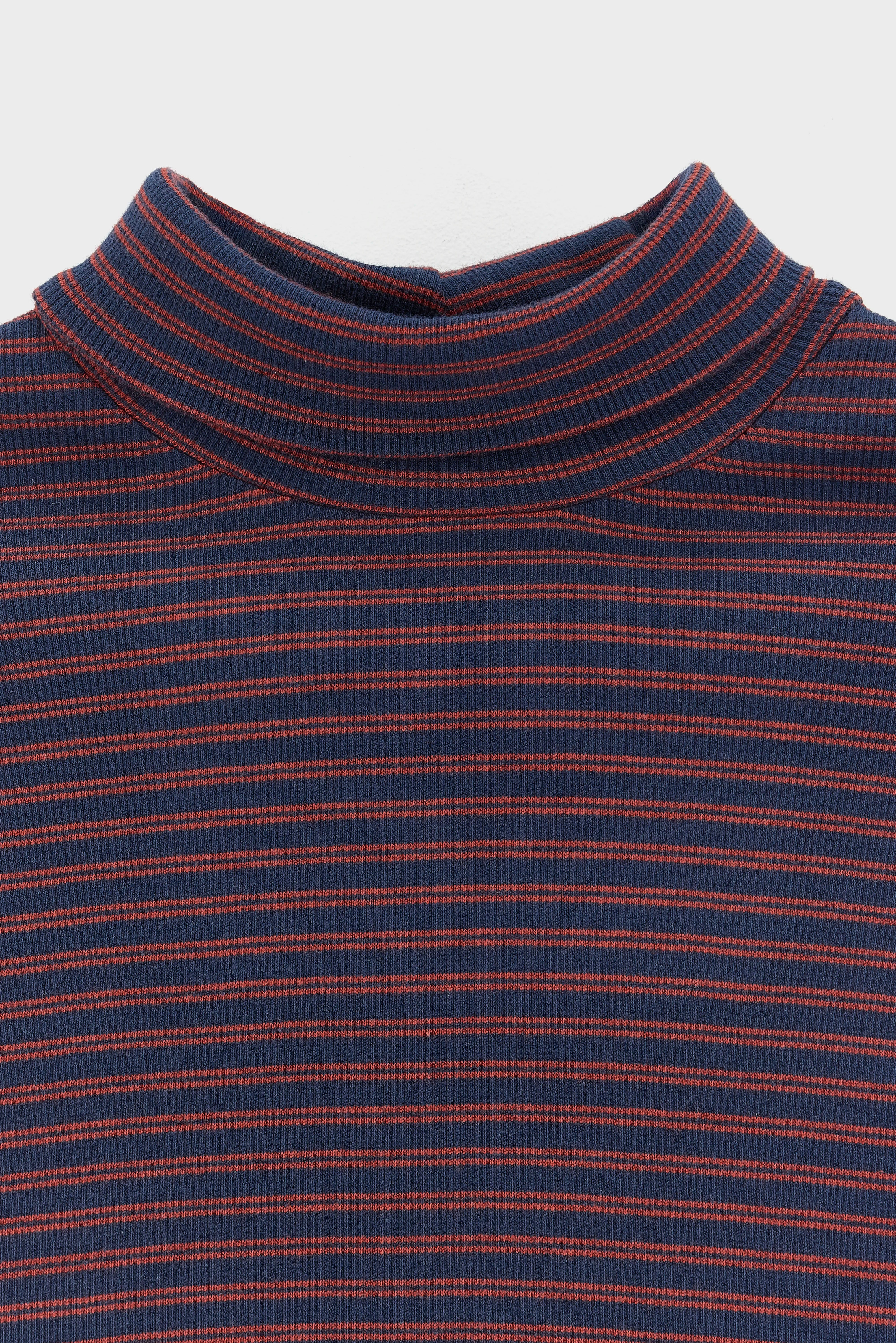 Velfie Long-sleeve T-shirt - Black iris / Rust For Girls | Bellerose