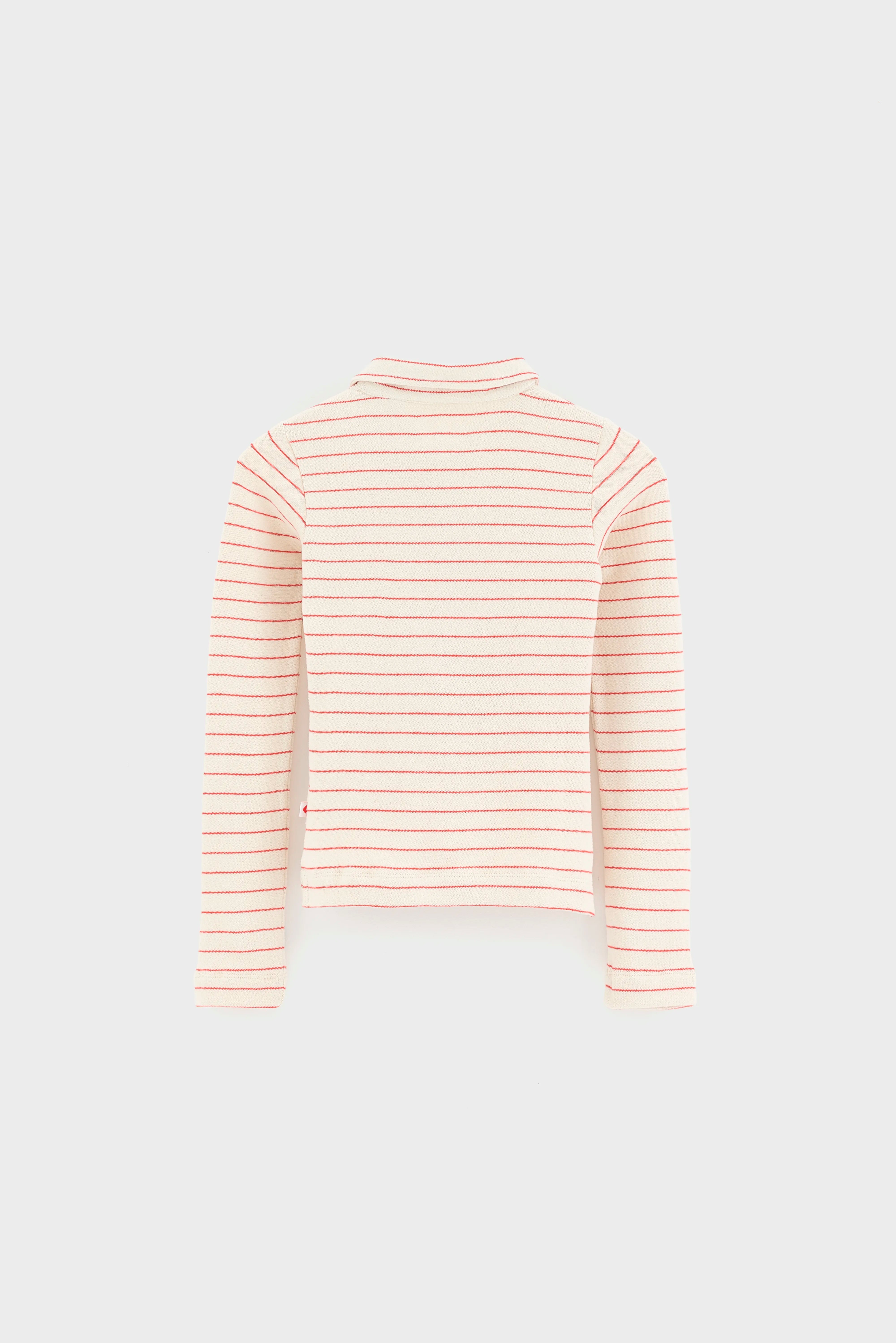 Fushya Striped Polo - Cream / Pavot For Girls | Bellerose