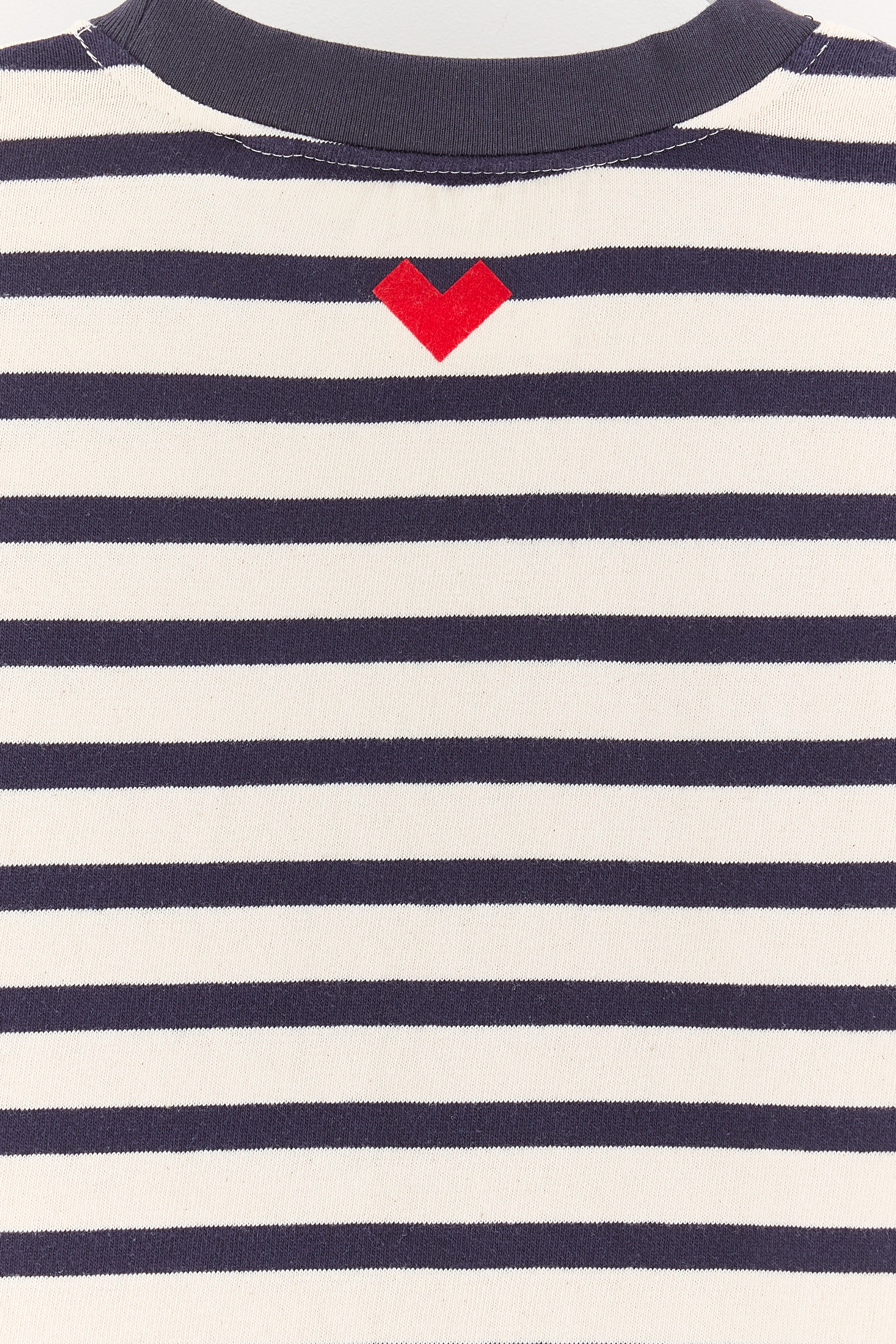 Favi Long-sleeve T-shirt - Navy / Off white For Girls | Bellerose
