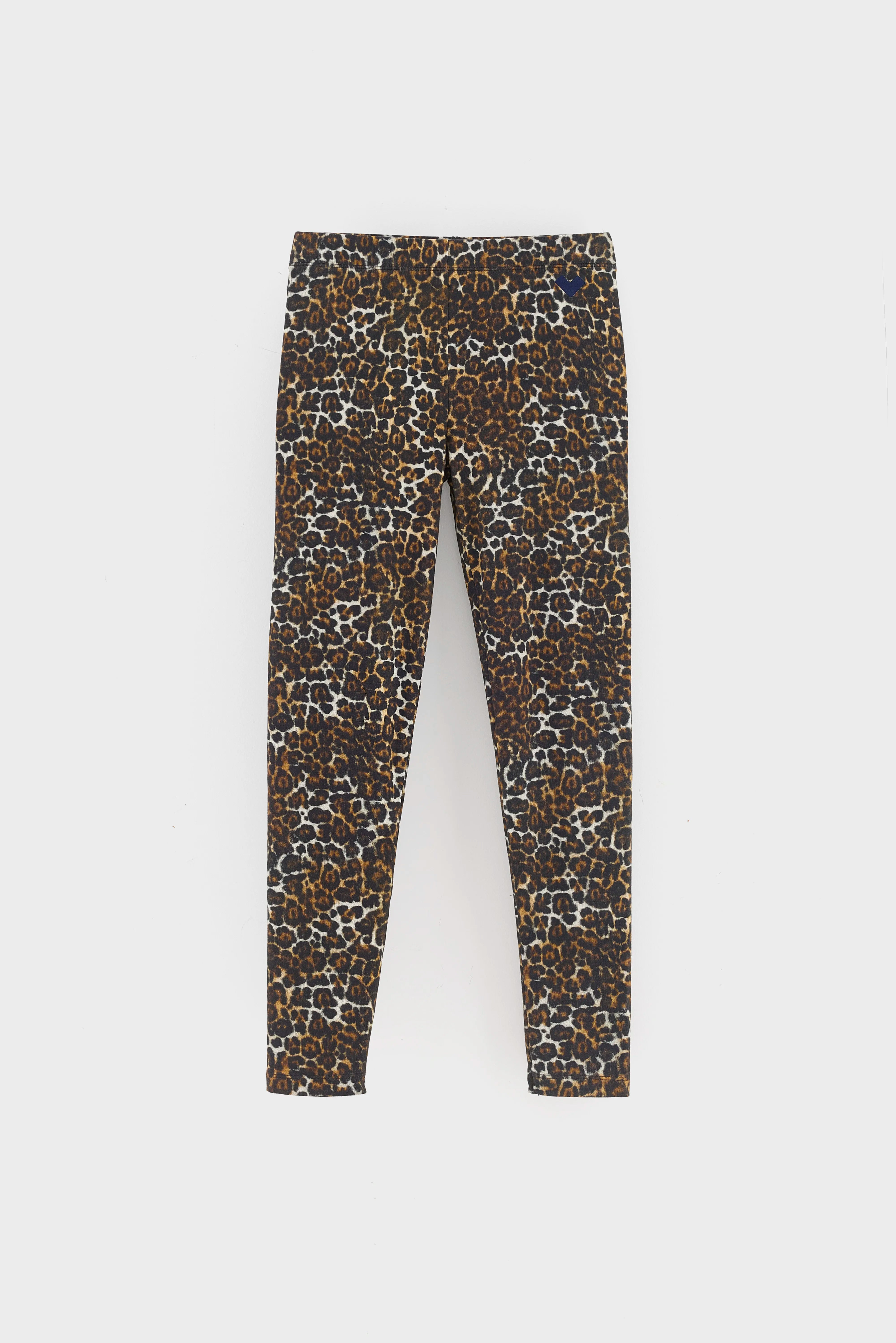 Mint Animal-print Legging - Coffee / Cream For Girls | Bellerose
