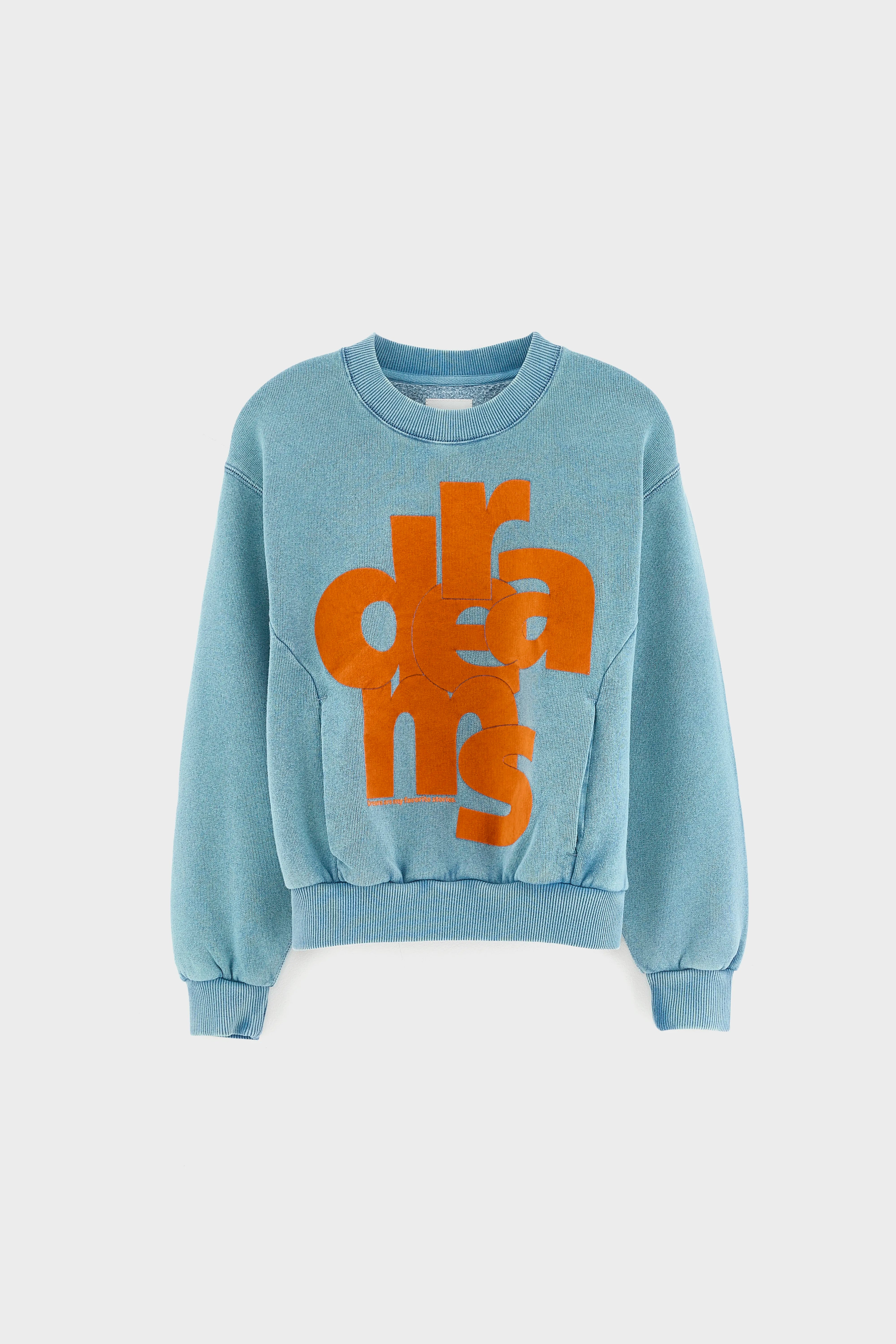 Fadopo Crewneck Sweatshirt - Blue eyes For Girls | Bellerose