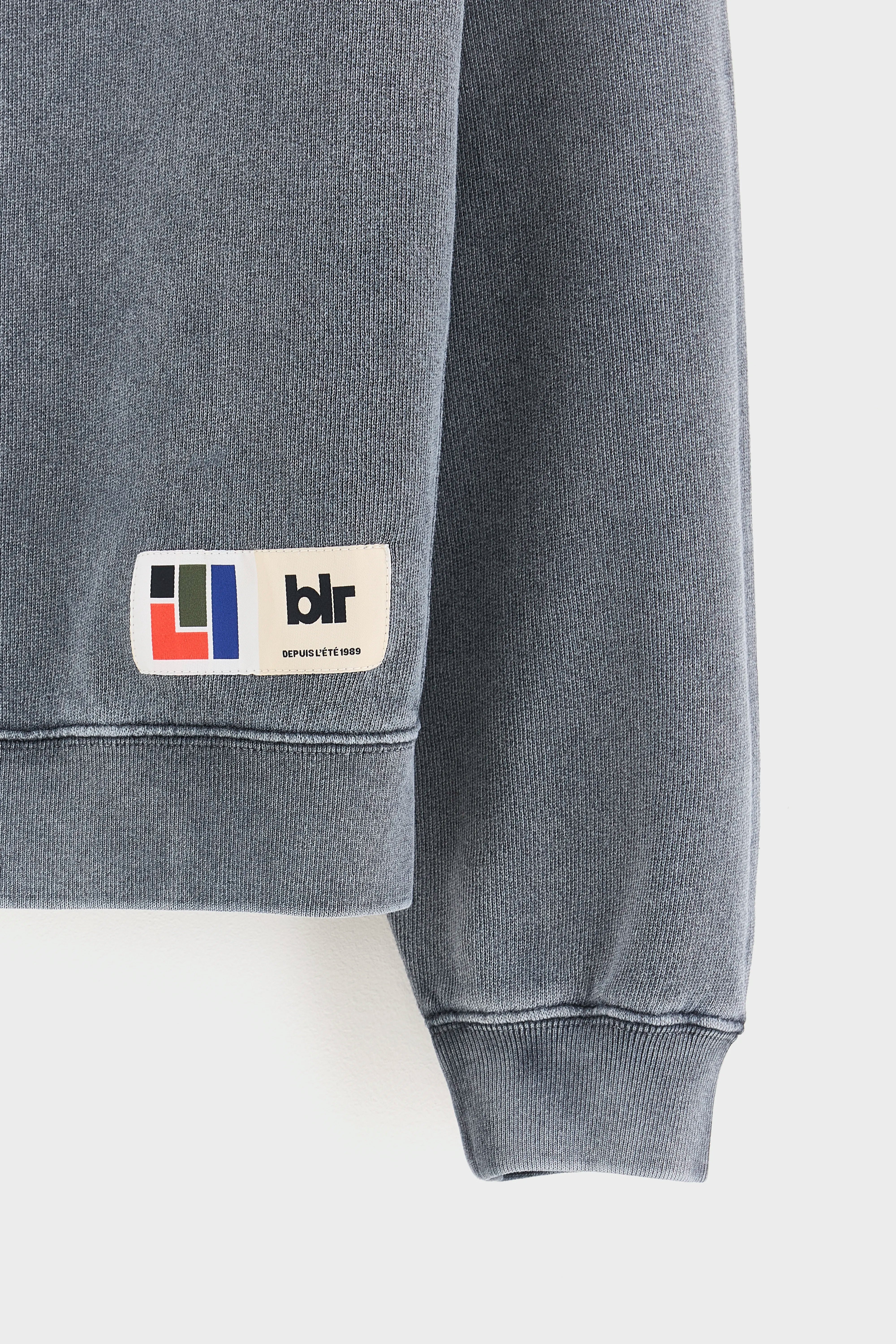 Felder polo sweatshirt (262 / B / BLACK BLUE)