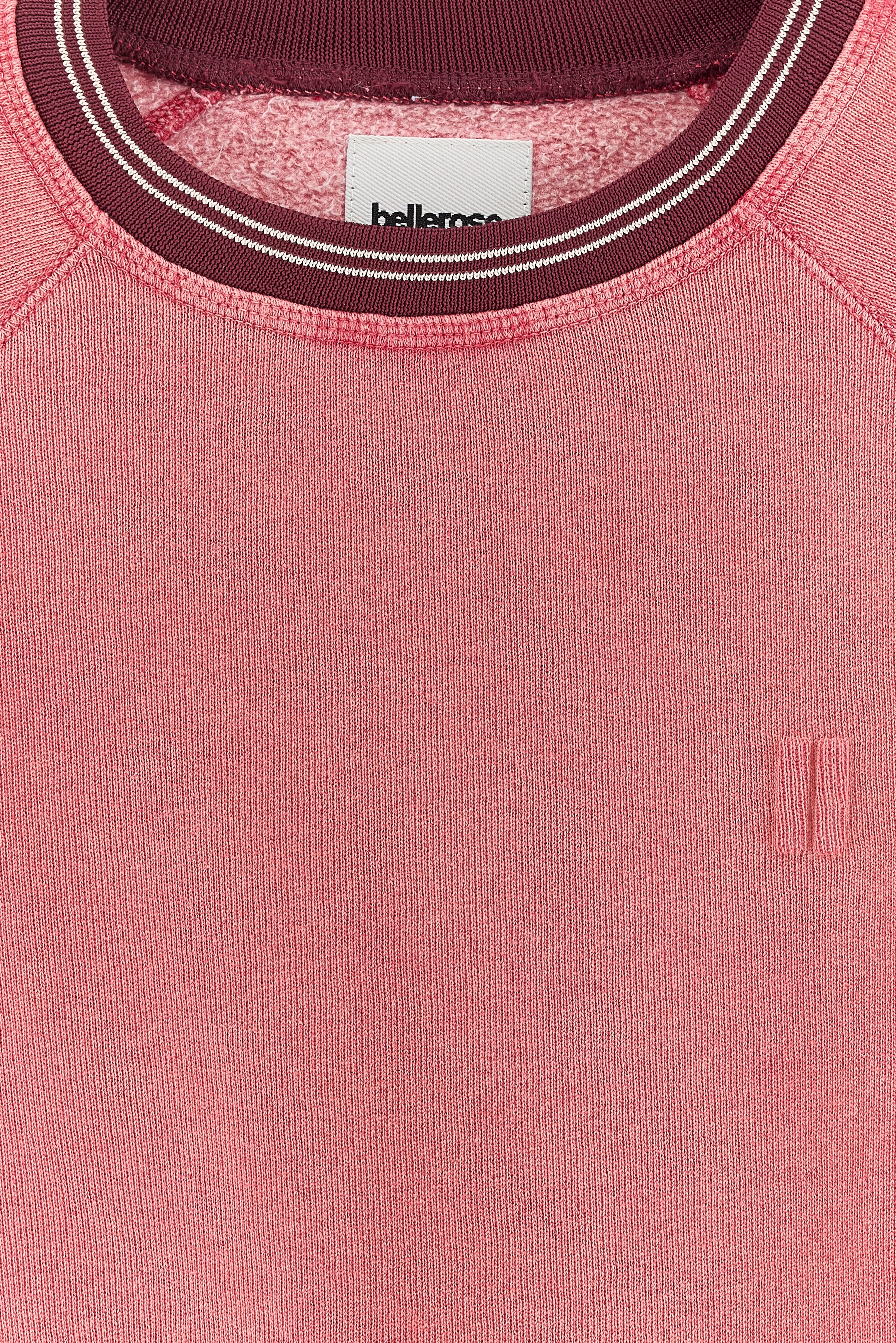 Fagolo sweatshirt met ronde hals (262 / B / CRANBERRY)