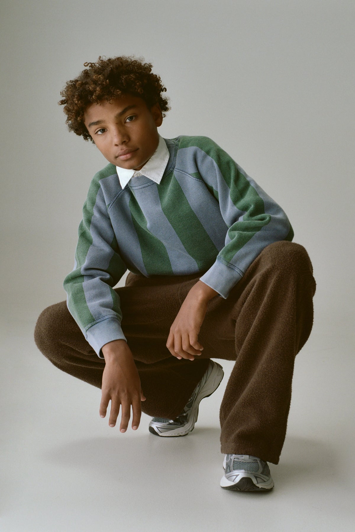 Fagolo Crewneck Sweatshirt - Jungle / Storm For Boys | Bellerose