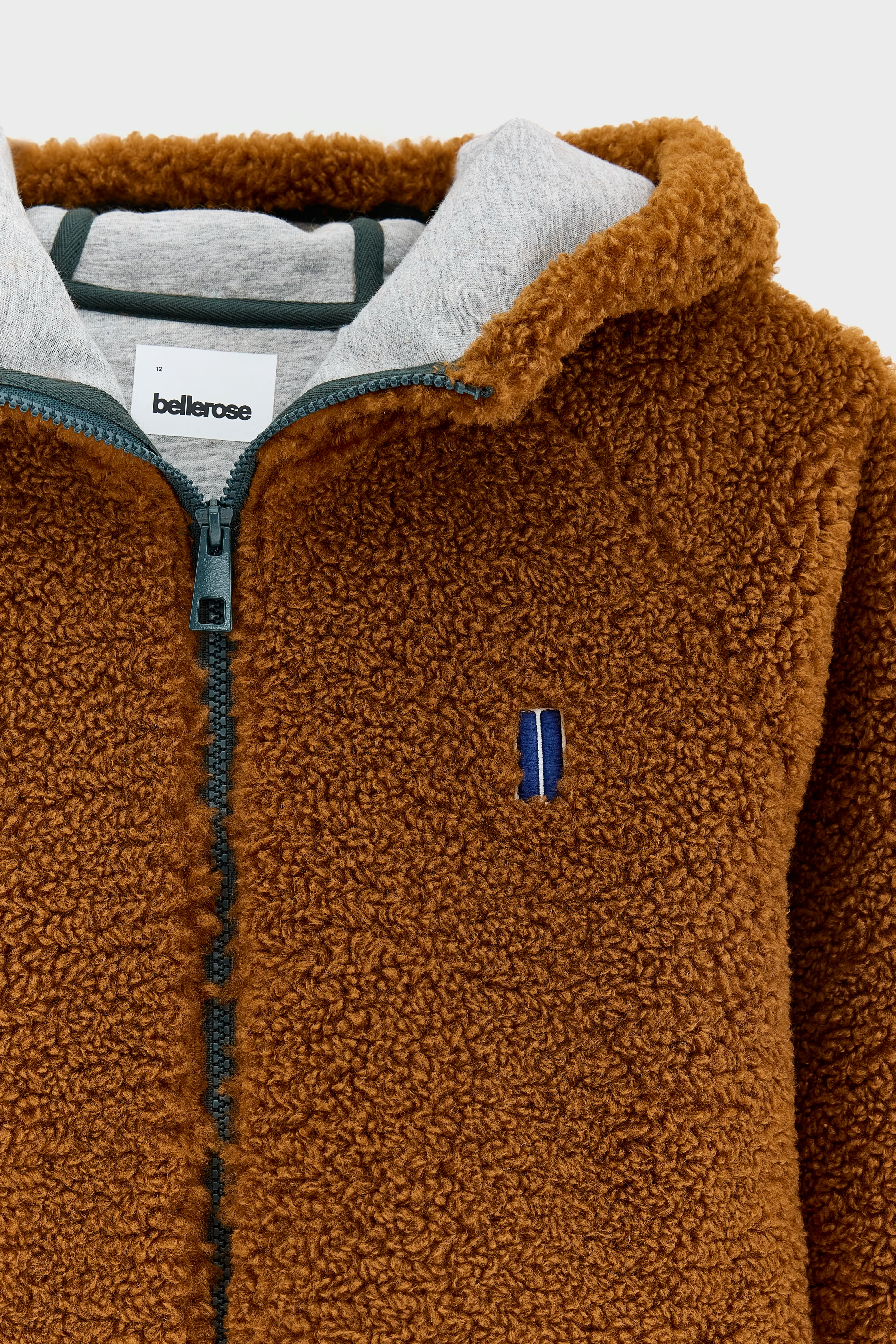 Japer jas met rits en capuchon (262 / B / BROWN SUGAR)
