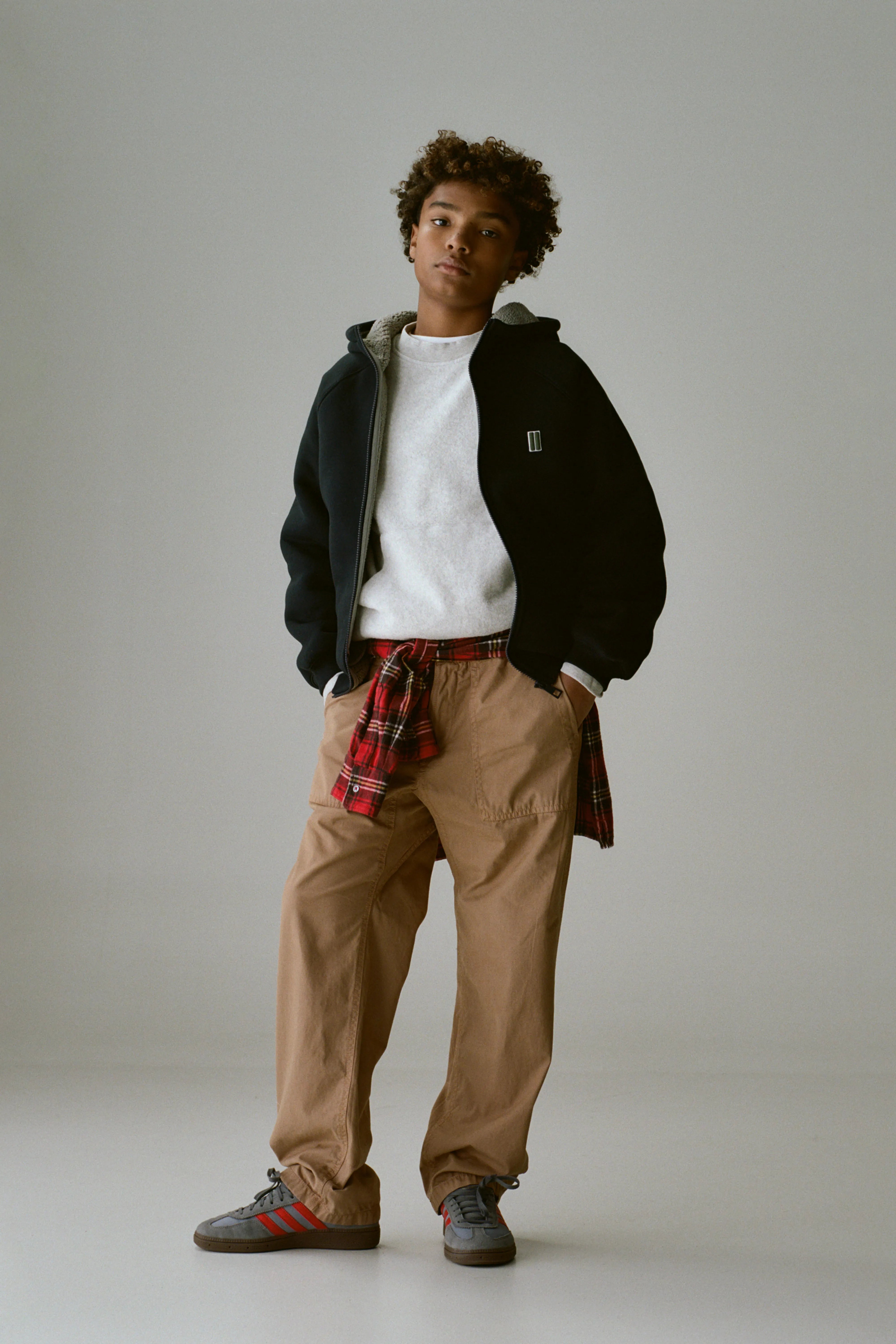 Japer Zip-up Hooded Jacket - America For Boys | Bellerose