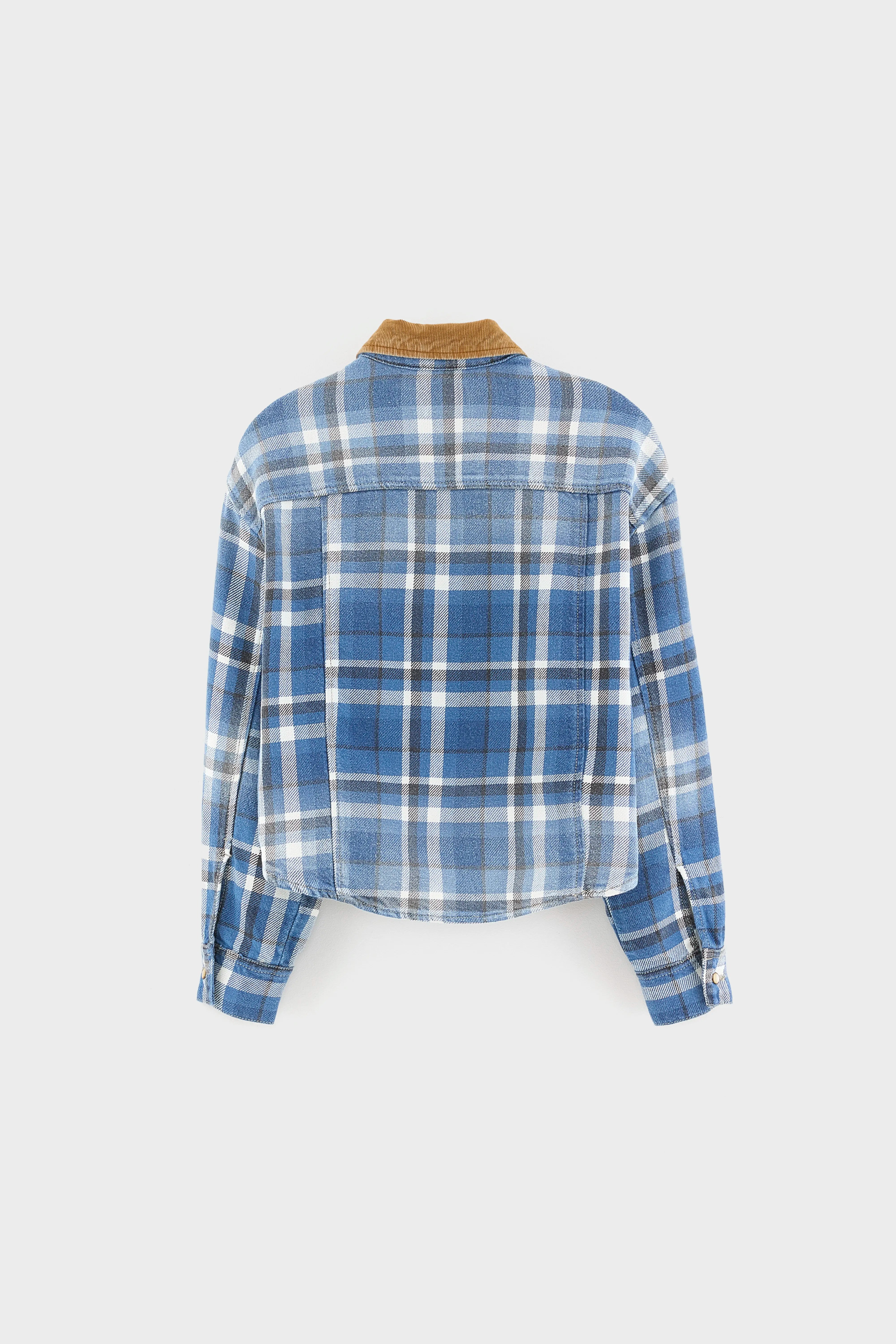 Pennies Geruit Hemd - Chambray / Worker Voor Meisjes | Bellerose