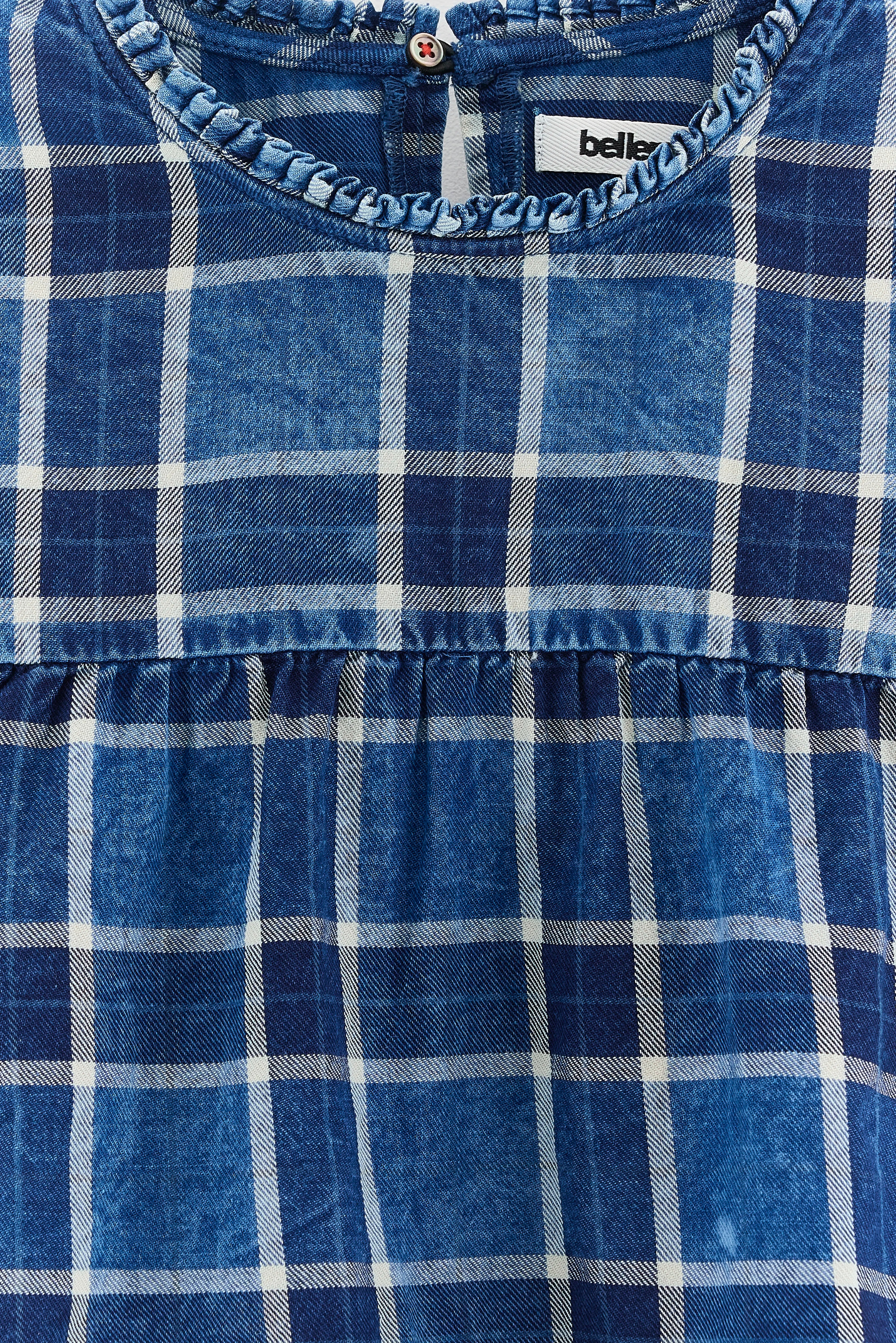 Habib Geruite Blouse - Indigo / White Voor Meisjes | Bellerose