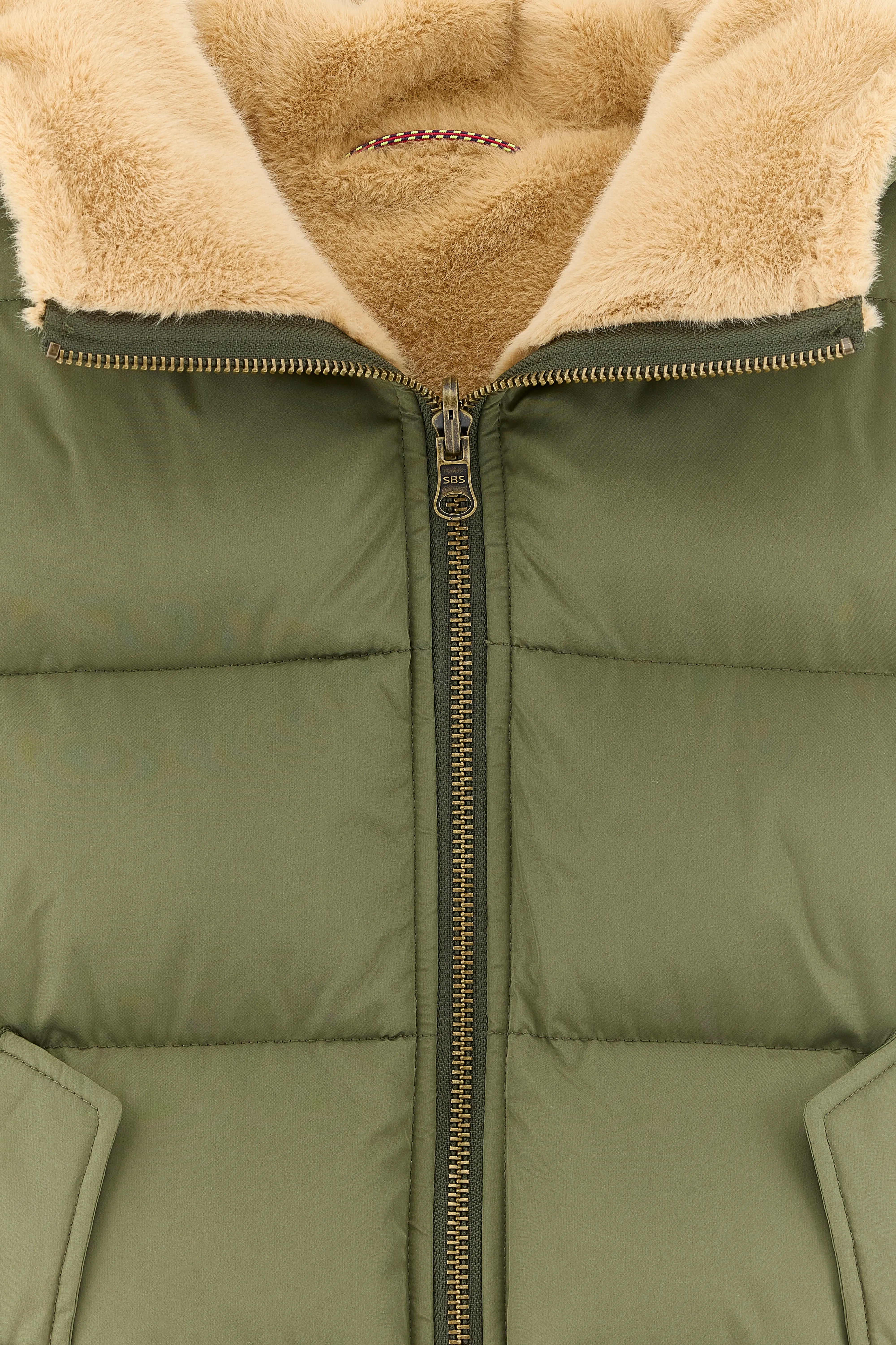 Herone bodywarmer met capuchon (262 / G / ARMY)