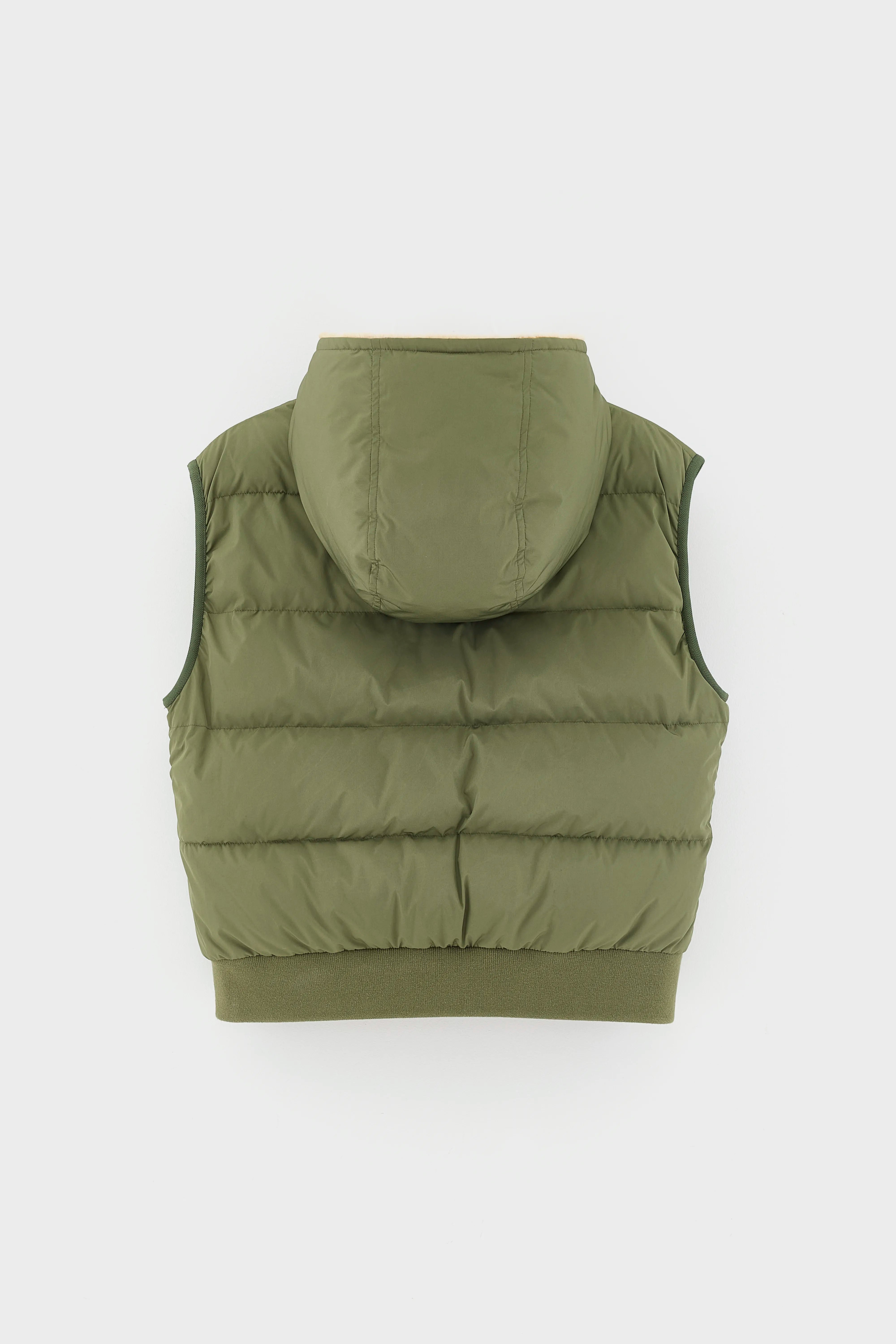 Herone Bodywarmer Met Capuchon - Army Voor Meisjes | Bellerose