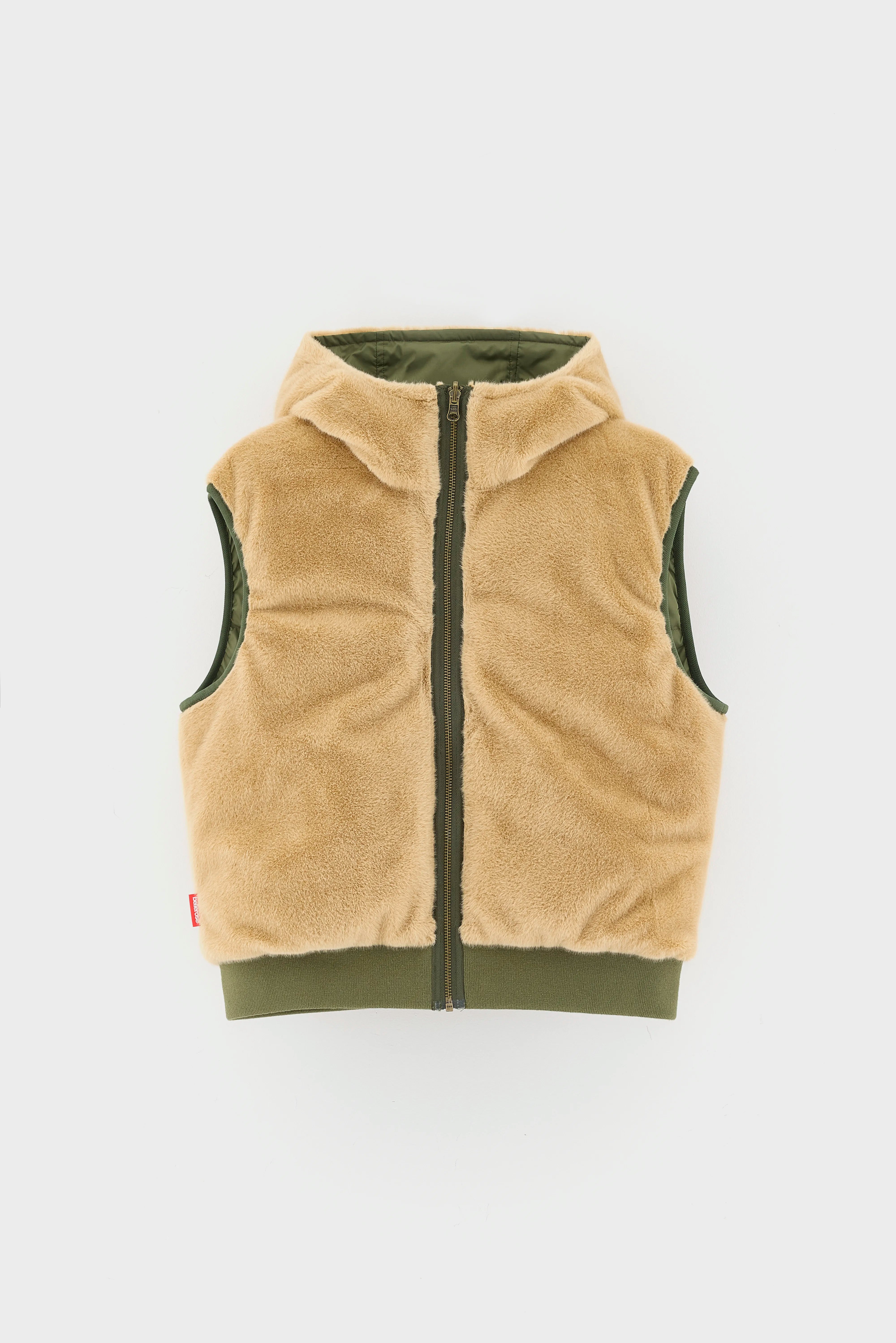 Herone Bodywarmer Met Capuchon - Army Voor Meisjes | Bellerose