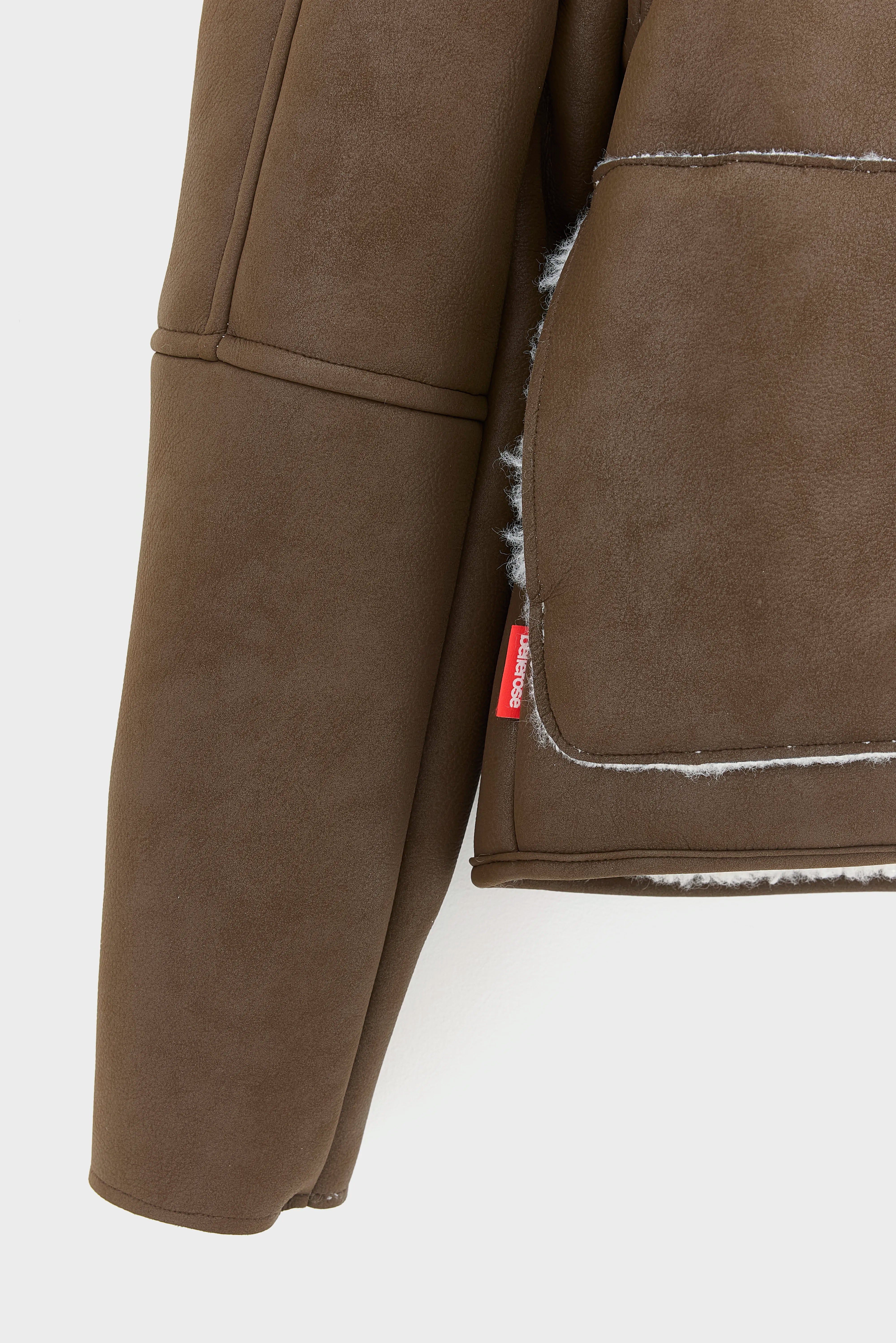 Jackie shearling jacket (262 / G / SEPIA)