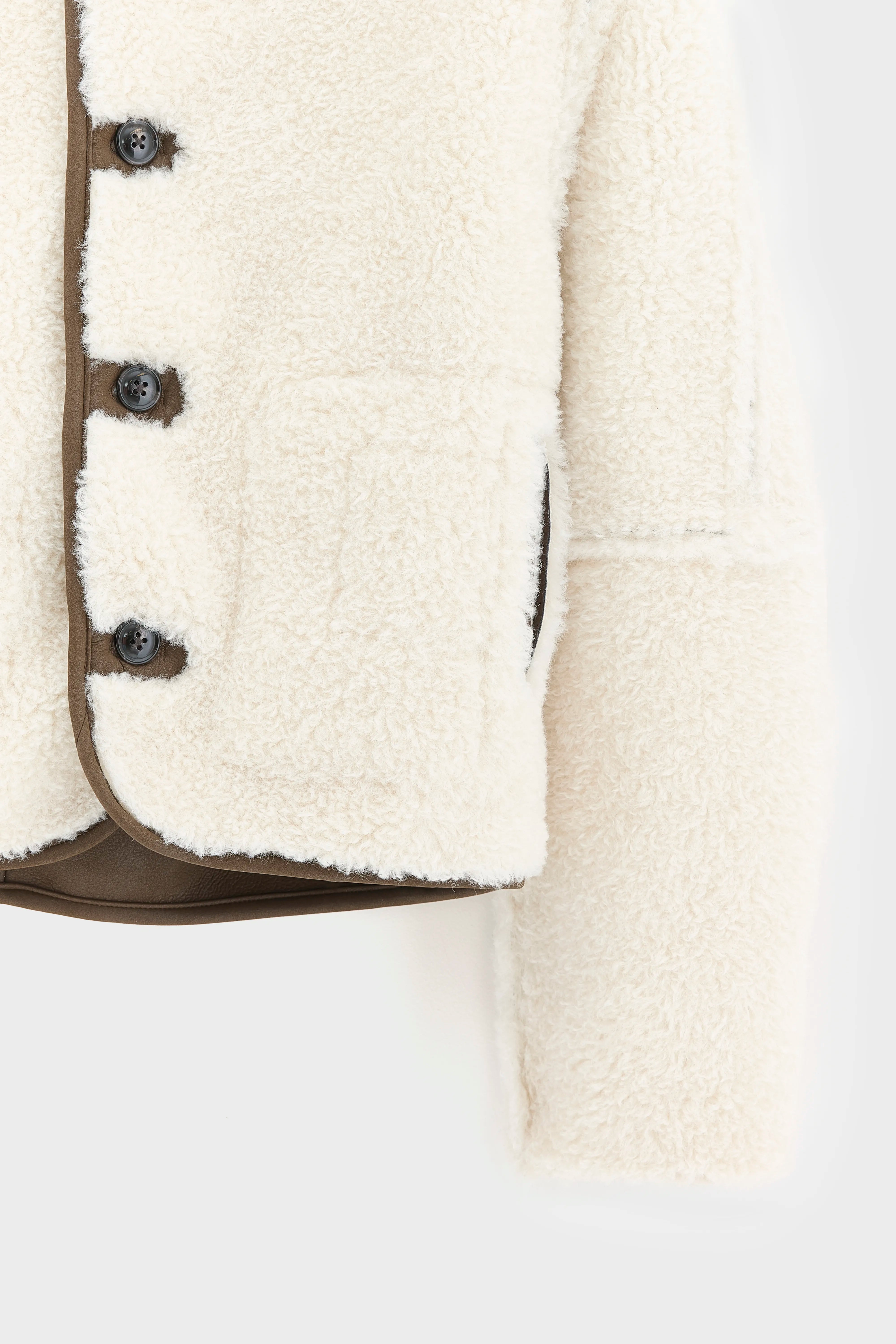 Jackie shearling jacket (262 / G / SEPIA)