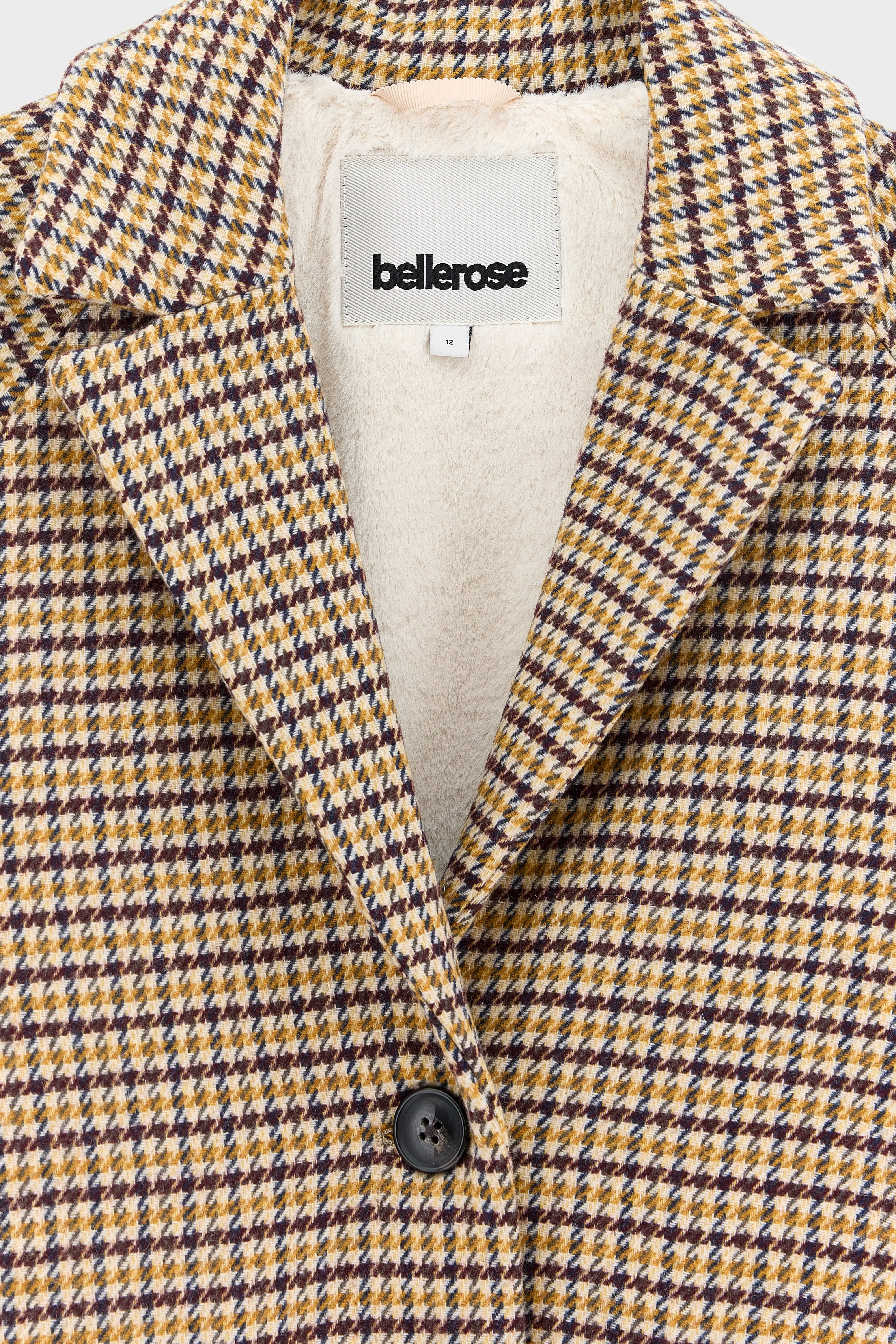 Santan Geruite Jas - Mastic / Wine / Yellowstone Voor Meisjes | Bellerose