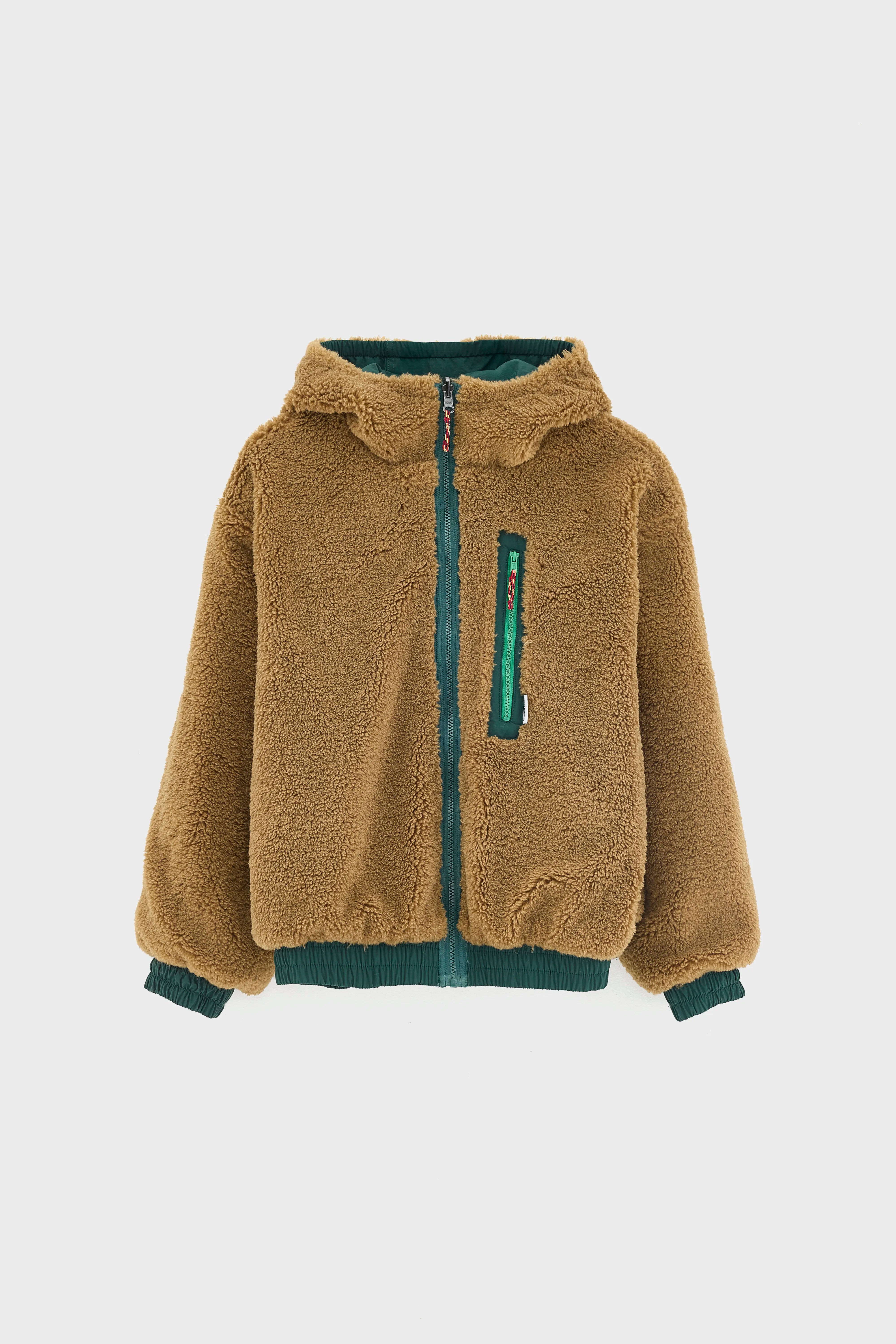 Hamzah relaxed jacket (262 / B / BOTTLE)