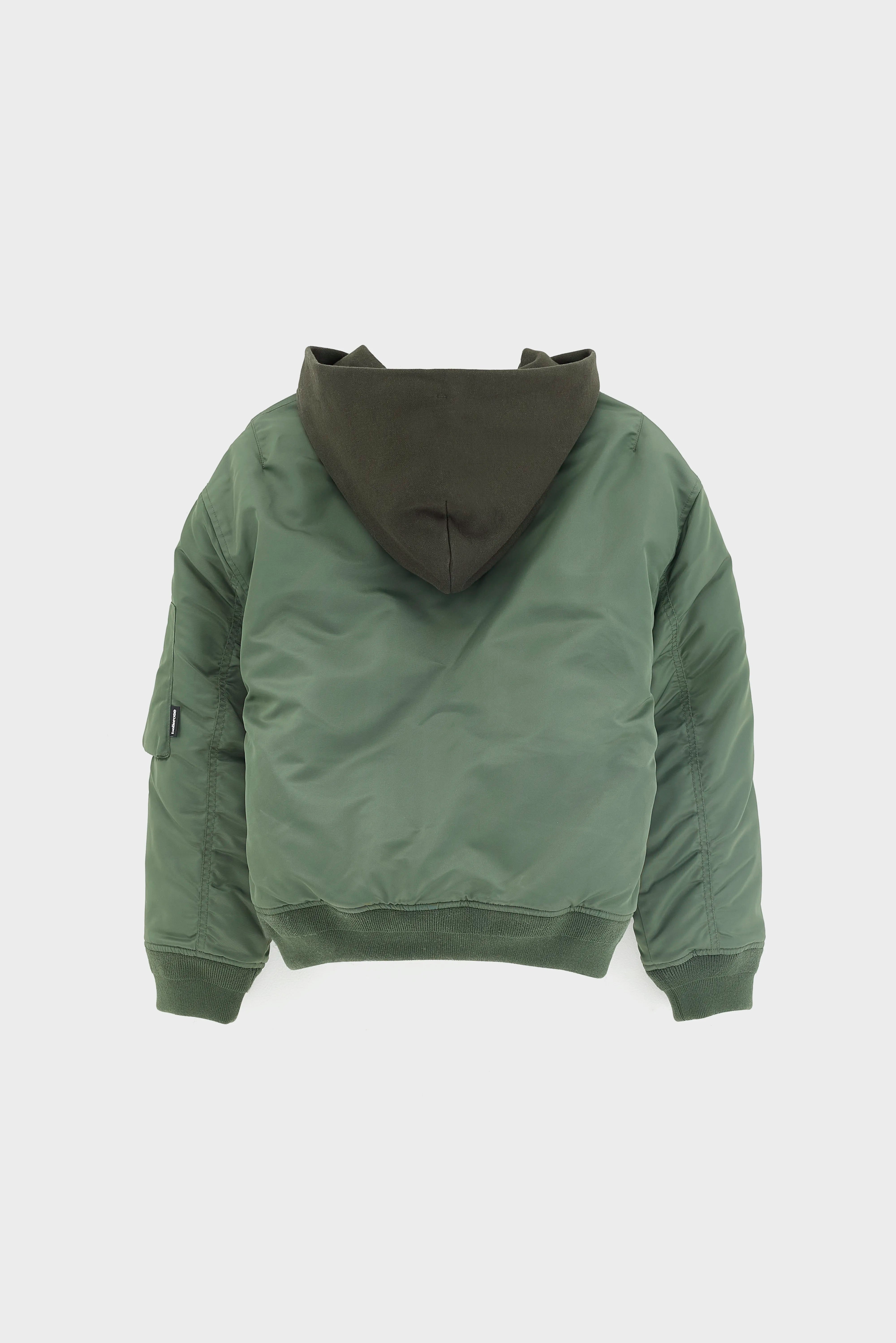 Hunter hooded bomber jacket (262 / B / THYME)