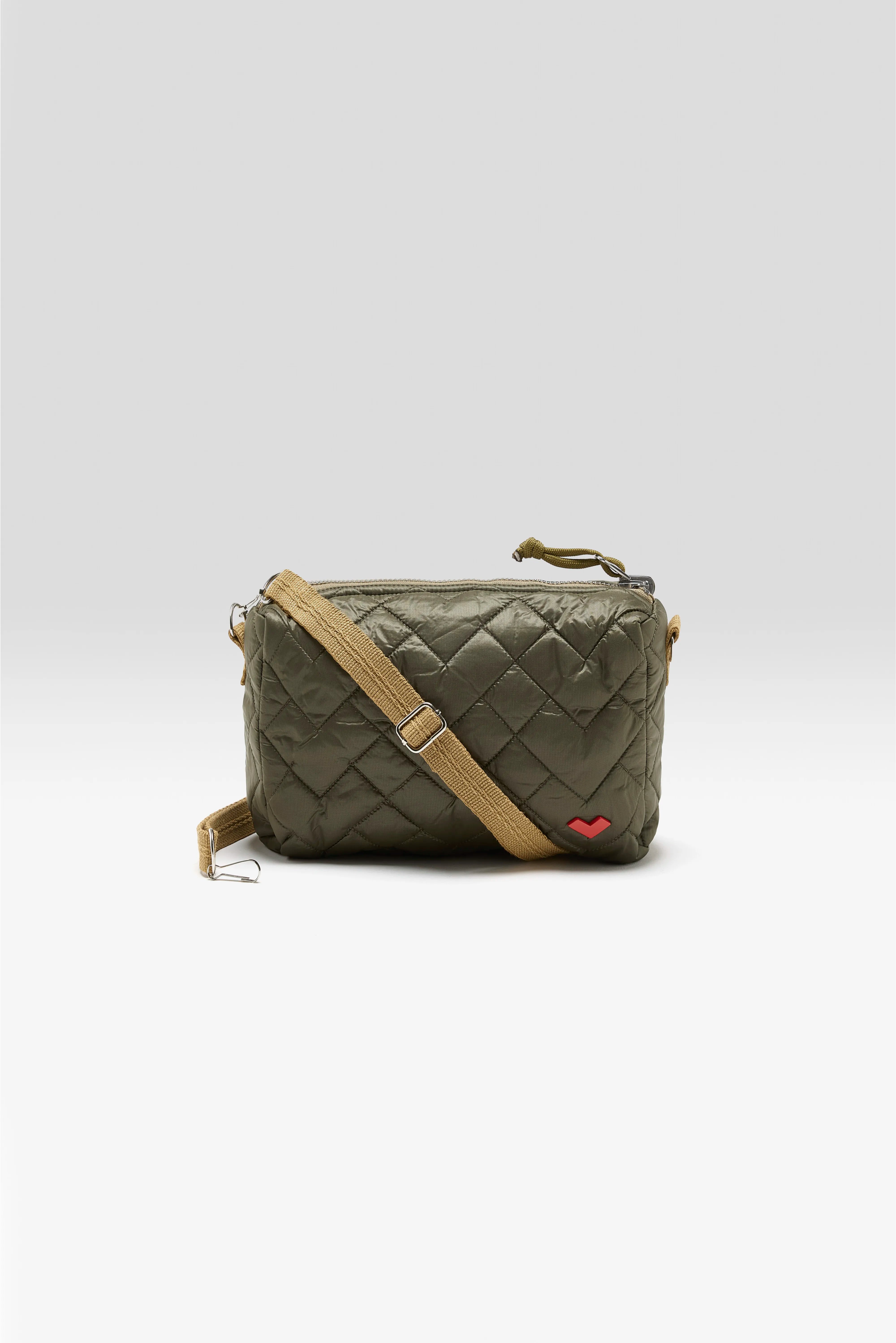 Hanoky Quilted Crossbody Bag - Biscotti / Coffee / Forest For Girls | Bellerose