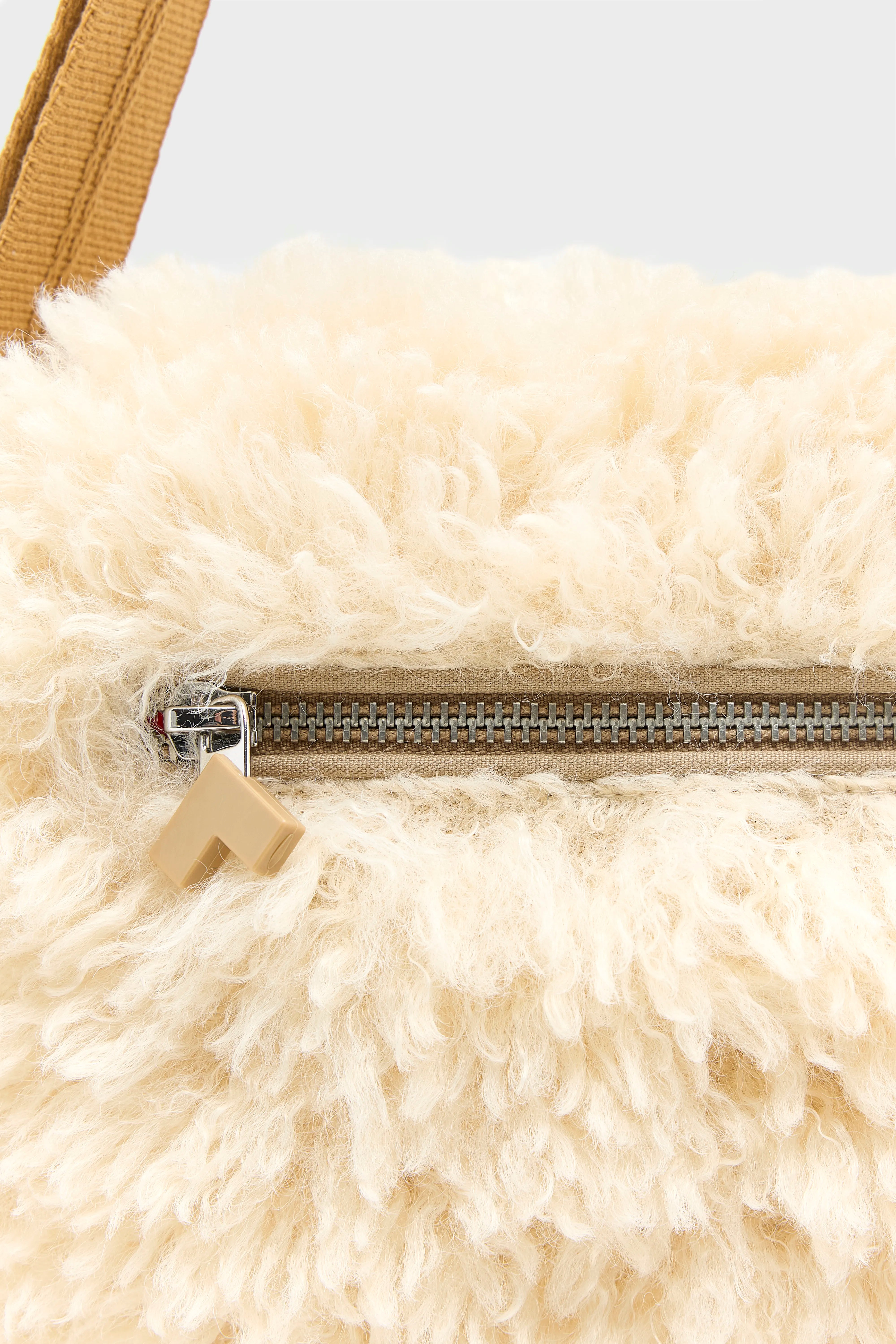 Jila Faux-fur Crossbodytas - Chino / Swan Voor Meisjes | Bellerose