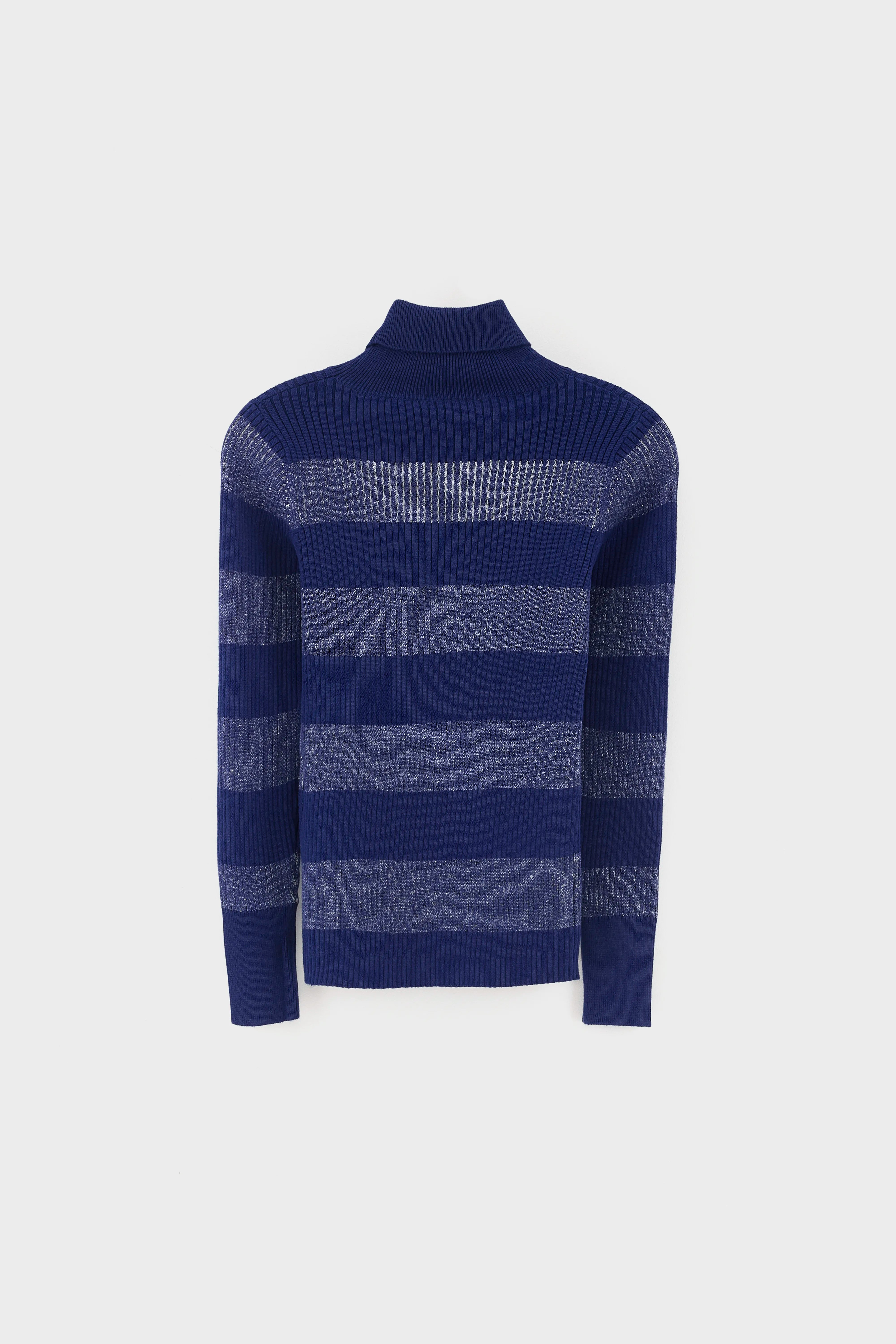 Pull col roulé slim Gerza (262 / G / STRIPE B)